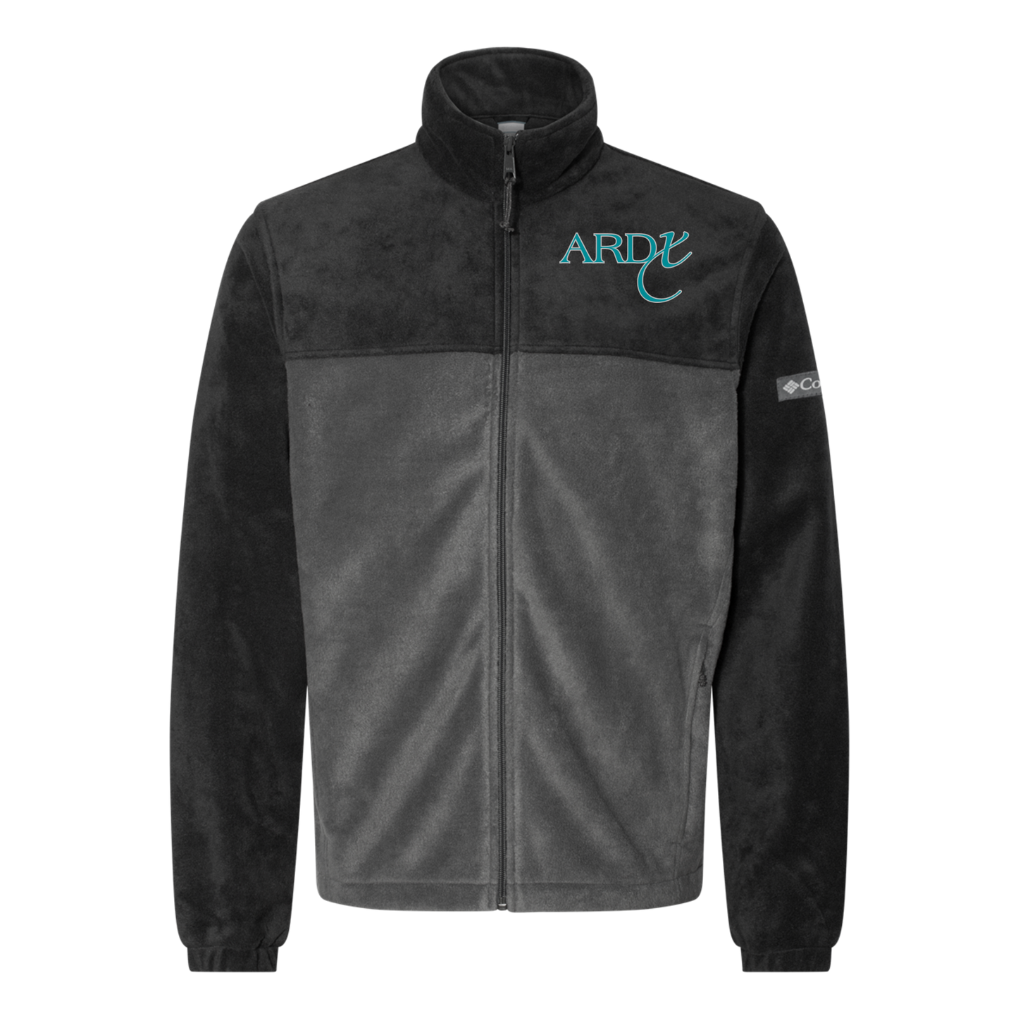 ardx-columbia-mens-fleece-jacket-embroidery-leftchest-212478-blackgrill-flat-front