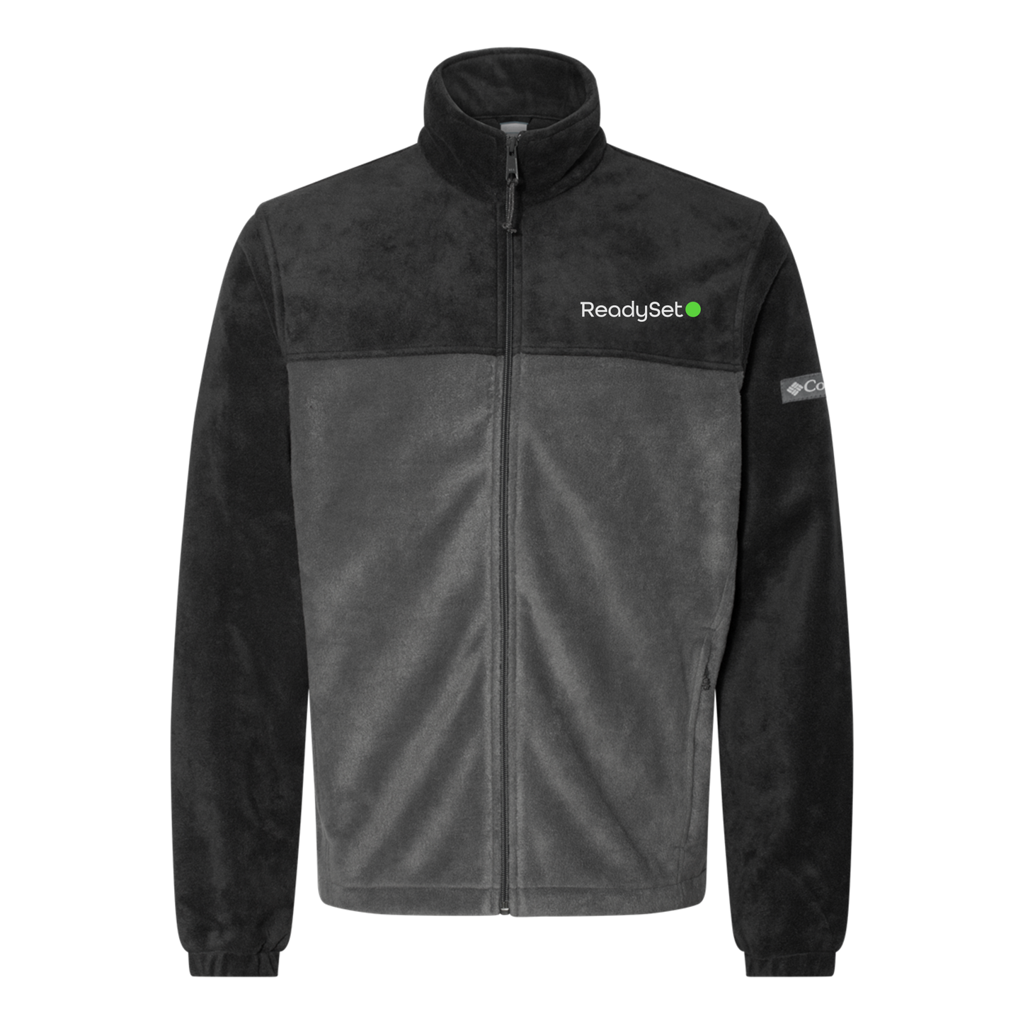 readysetsurgical-columbia-mens-fleece-jacket-embroidery-leftchest-212478-blackgrill-flat-front