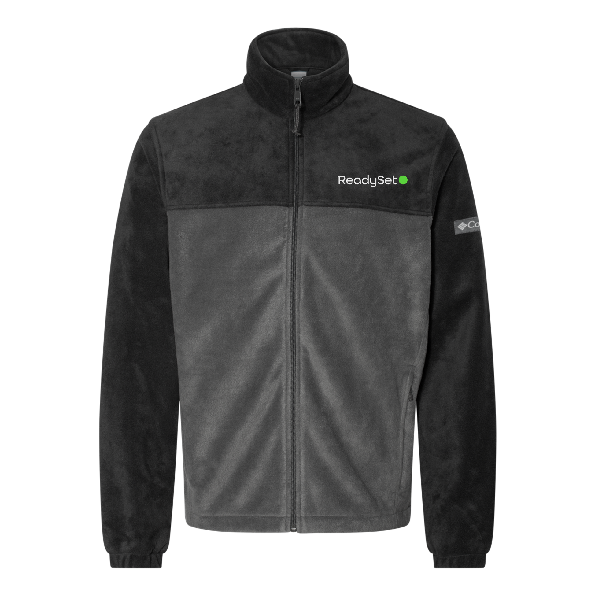 readysetsurgical-columbia-mens-fleece-jacket-embroidery-leftchest-212478-blackgrill-flat-front
