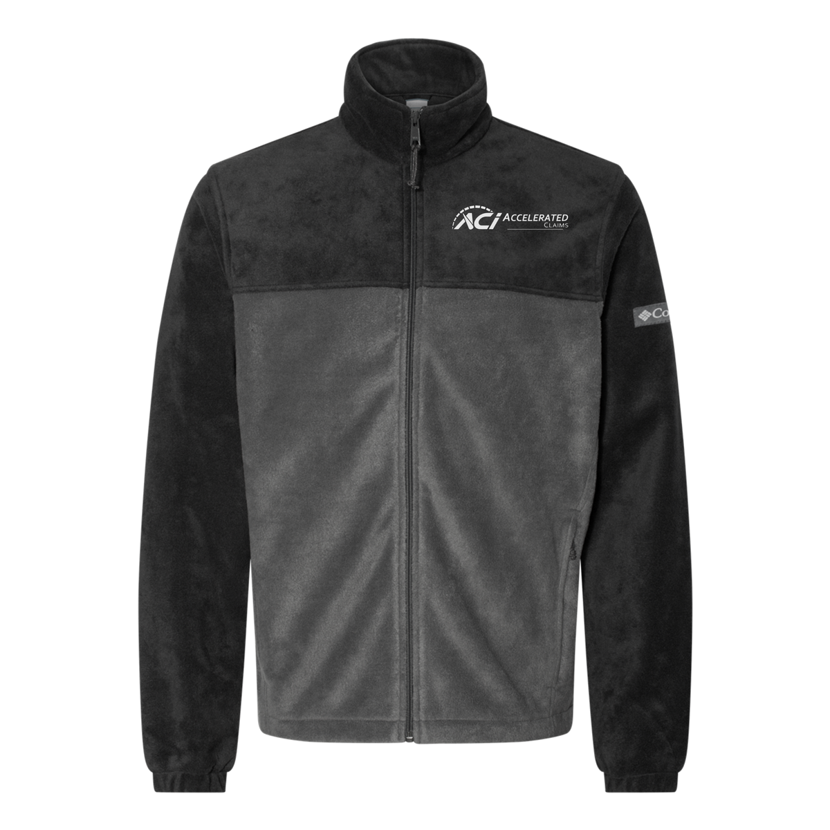 accelclaims-columbia-mens-fleece-jacket-embroidery-leftchest-212478-blackgrill-flat-front
