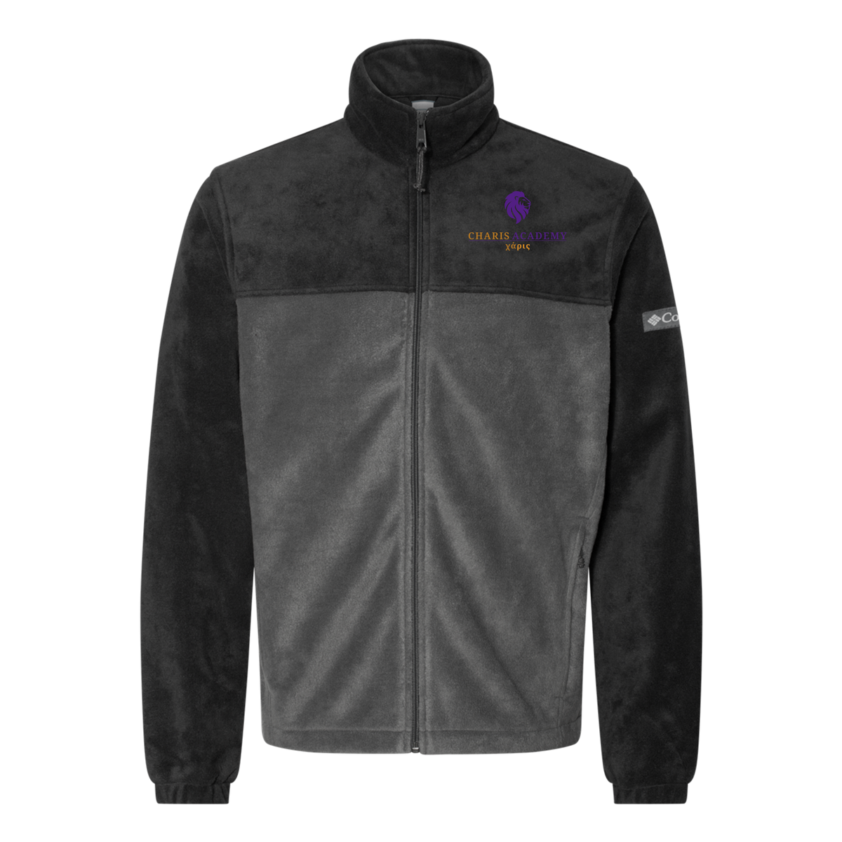 cahazleton-columbia-mens-fleece-jacket-embroidery-leftchest-212478-blackgrill-flat-front