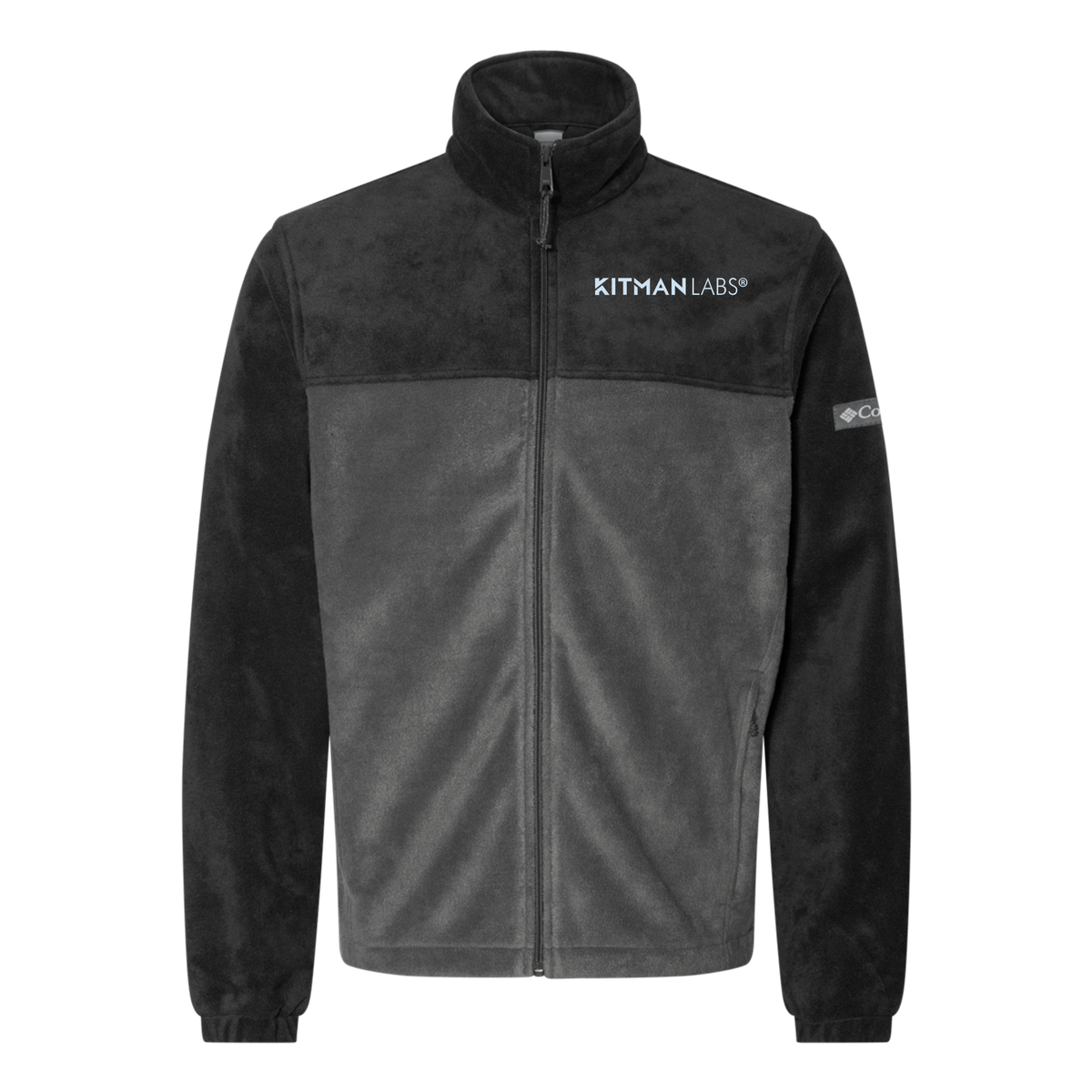 kitmanlabs-columbia-mens-fleece-jacket-embroidery-leftchest-212478-blackgrill-flat-front