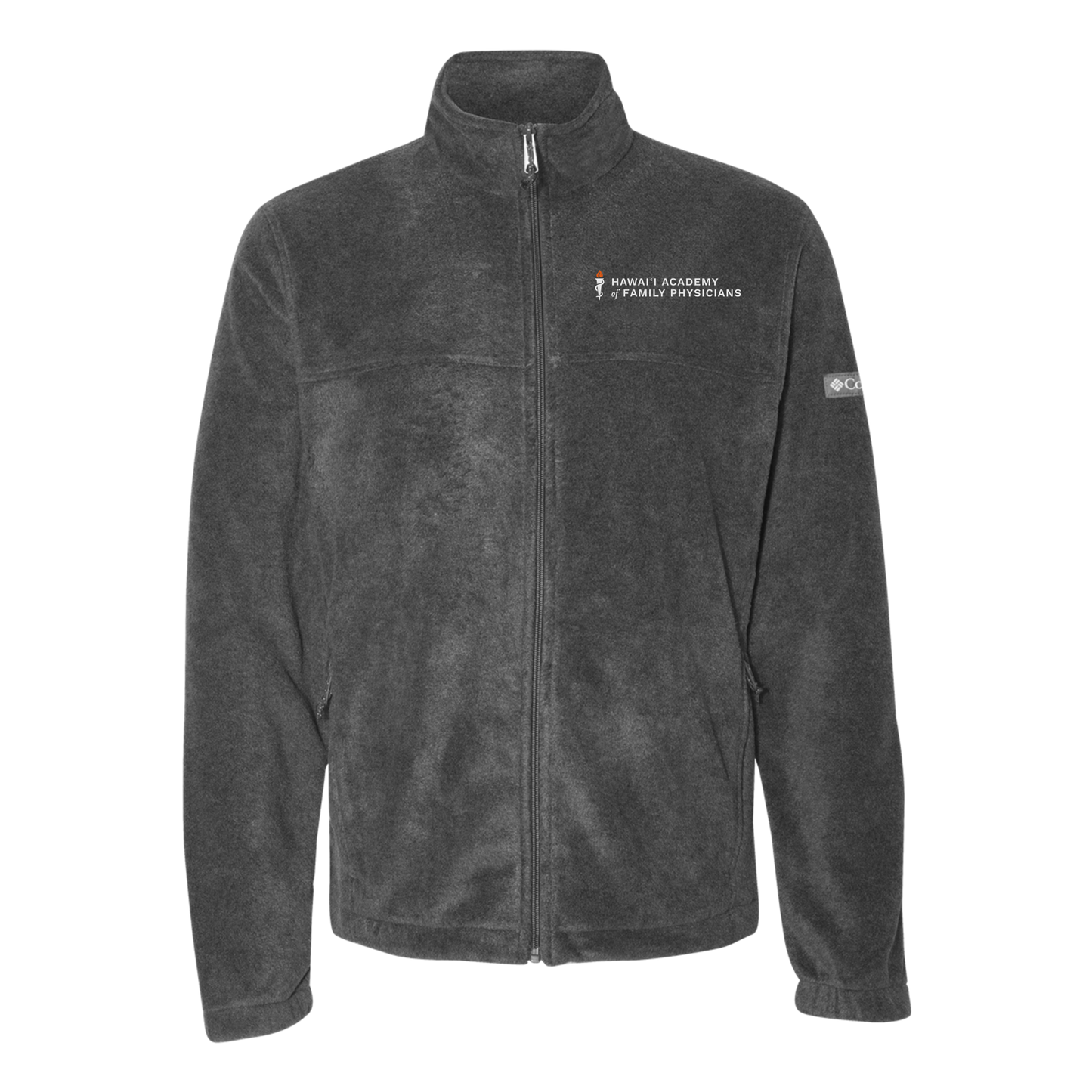 hafp-columbia-mens-fleece-jacket-embroidery-leftchest-212478-charcoalheather-flat-front