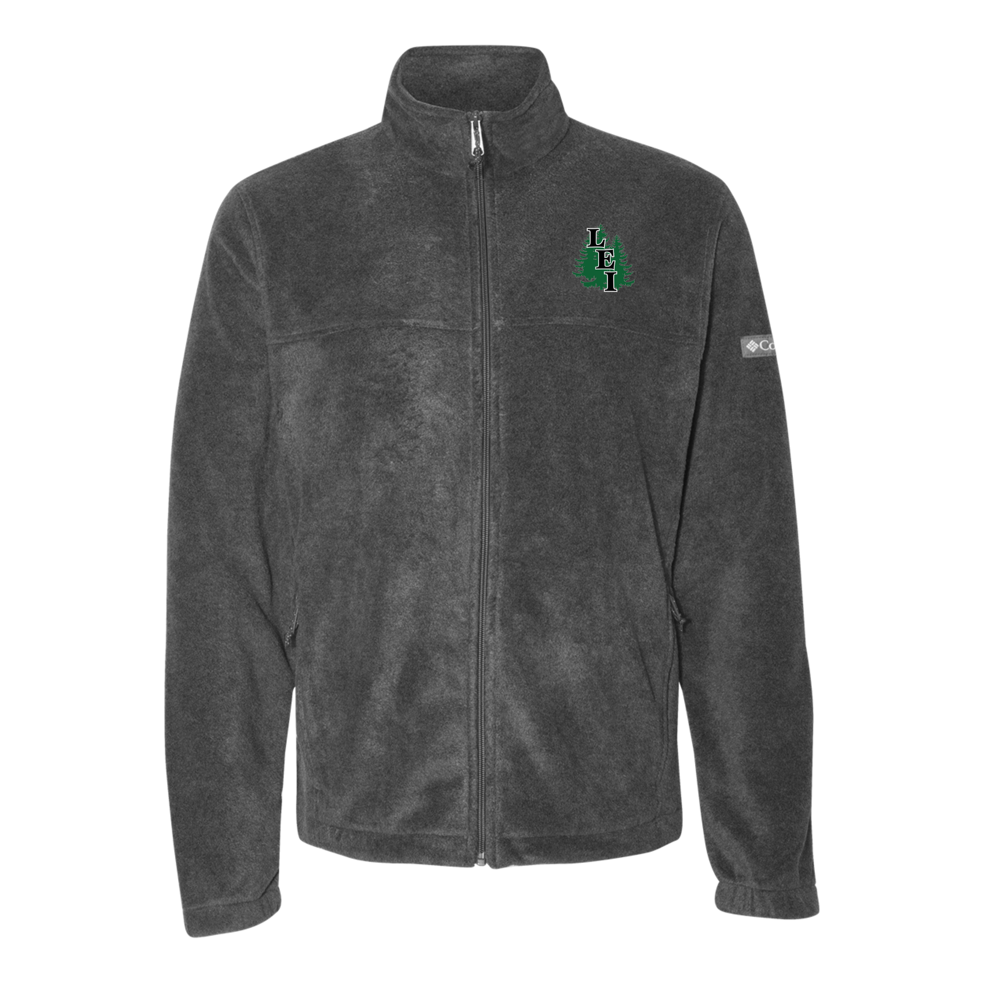 leisite-columbia-mens-fleece-jacket-embroidery-leftchest-212478-charcoalheather-flat-front