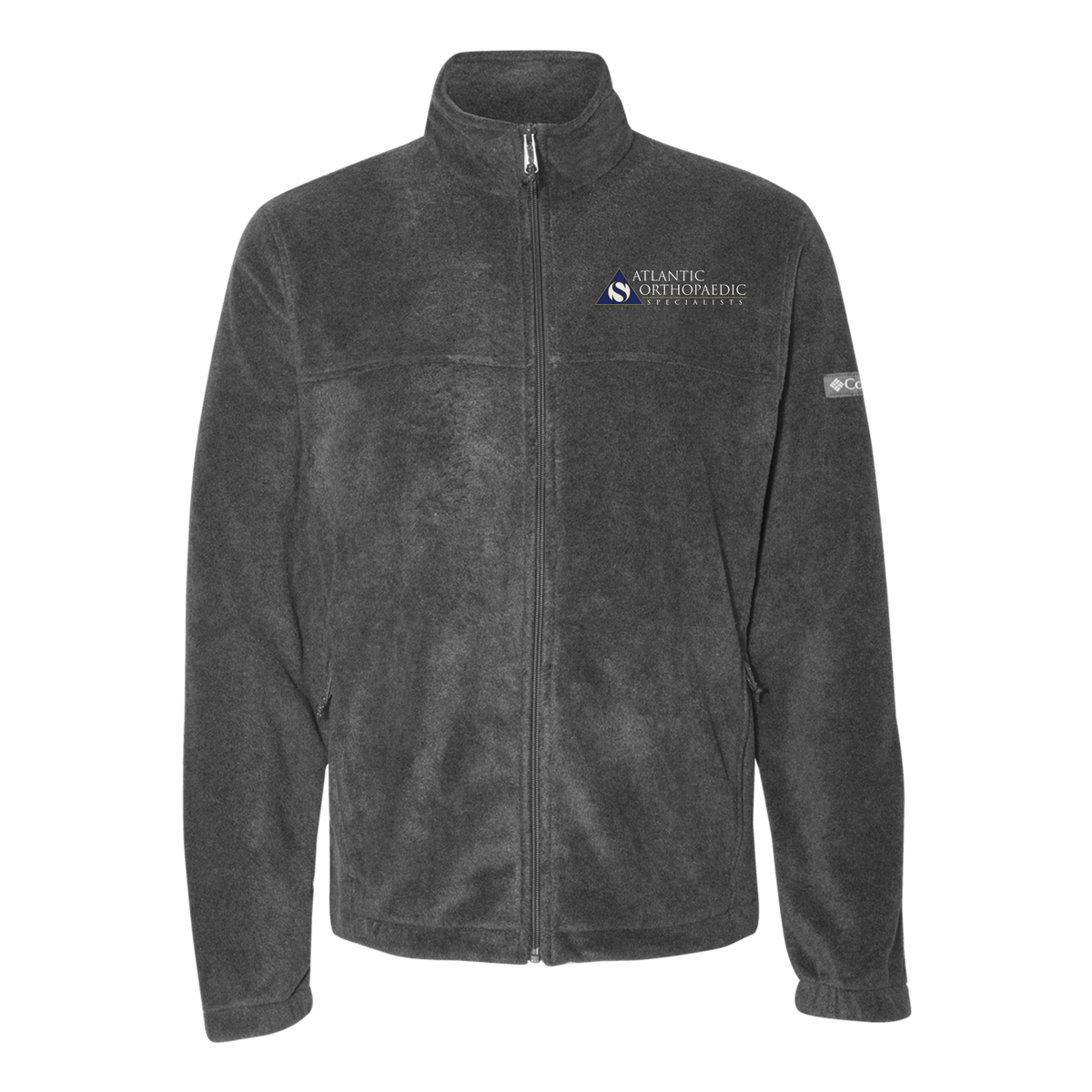 atlanticortho-columbia-mens-fleece-jacket-embroidery-leftchest-212478-charcoalheather-flat-front