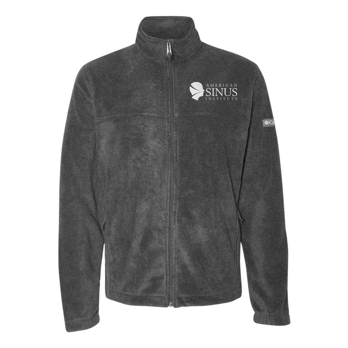 americansinus-columbia-mens-fleece-jacket-embroidery-leftchest-212478-charcoalheather-flat-front