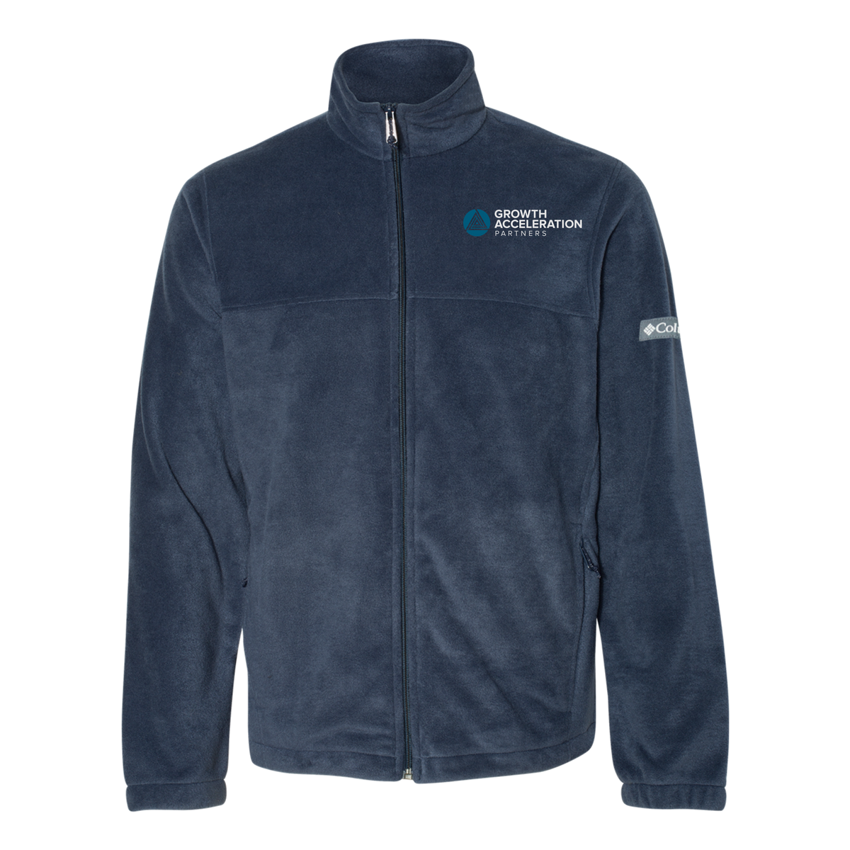 growthaccelerationpartners-columbia-mens-fleece-jacket-embroidery-leftchest-212478-collegiatenavy-flat-front