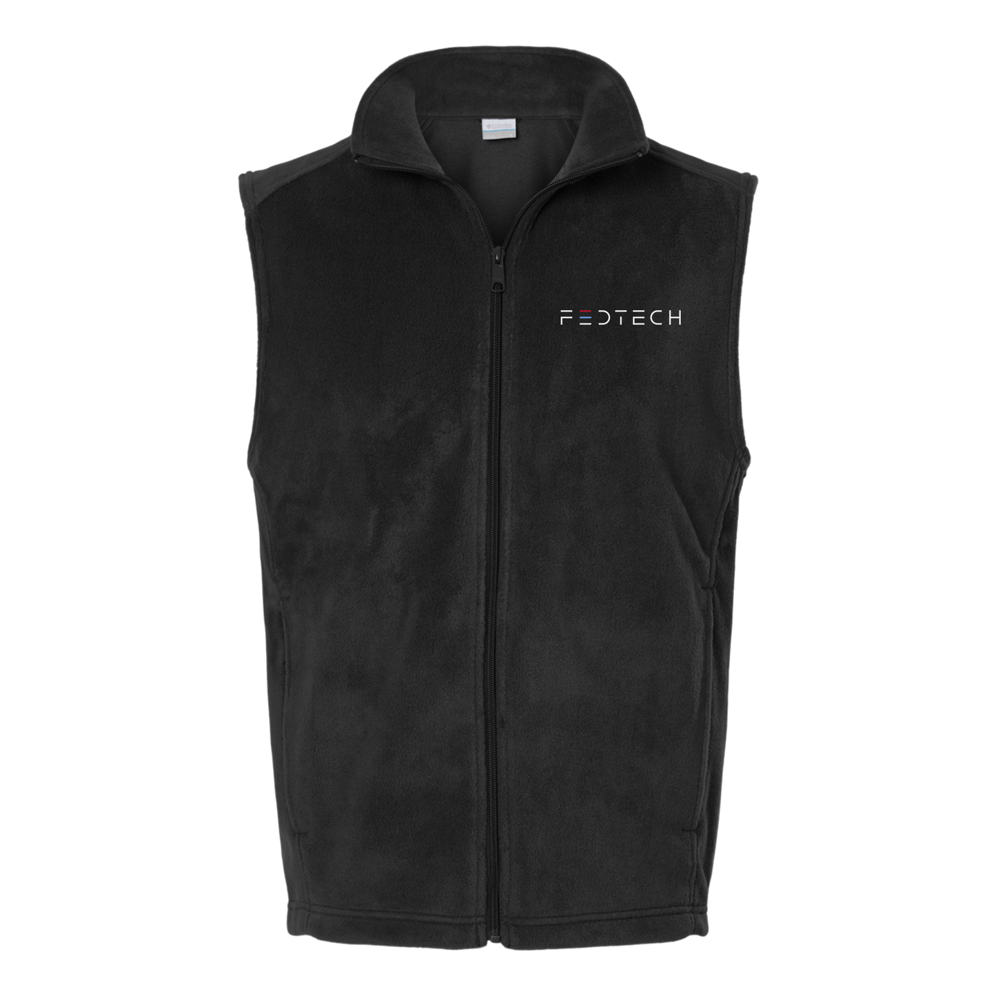 fedtech-columbia-mens-fleece-vest-embroidery-leftchest-212488-black-flat-front