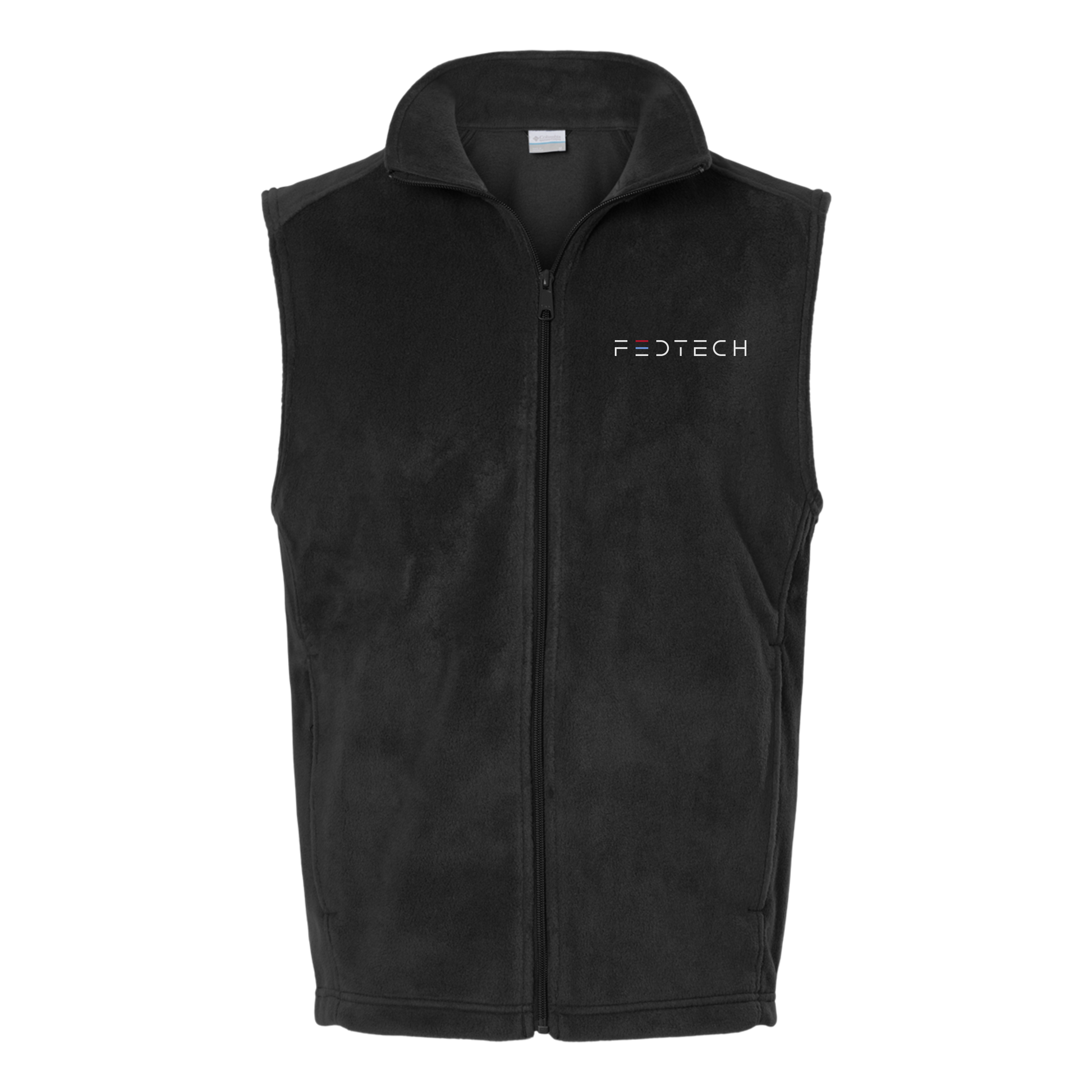 fedtech-columbia-mens-fleece-vest-embroidery-leftchest-212488-black-flat-front