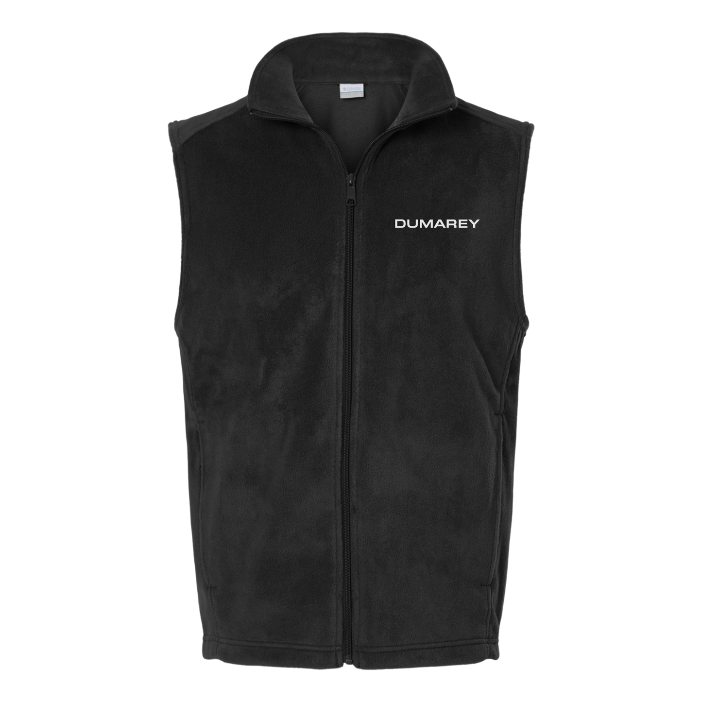 dumarey-columbia-mens-fleece-vest-embroidery-leftchest-212488-black-flat-front