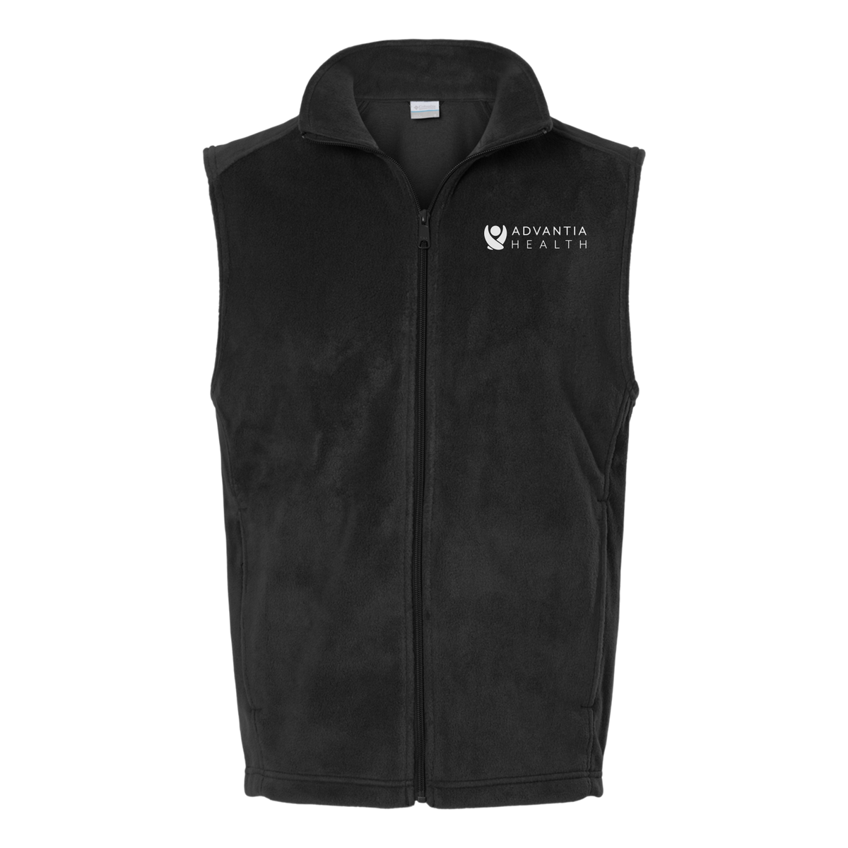 advantiahealth-columbia-mens-fleece-vest-embroidery-leftchest-212488-black-flat-front