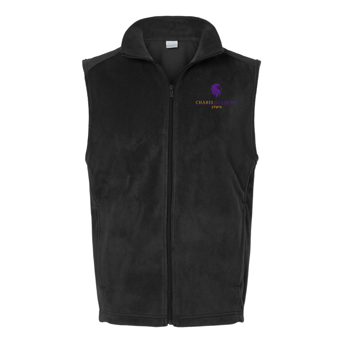 cahazleton-columbia-mens-fleece-vest-embroidery-leftchest-212488-black-flat-front