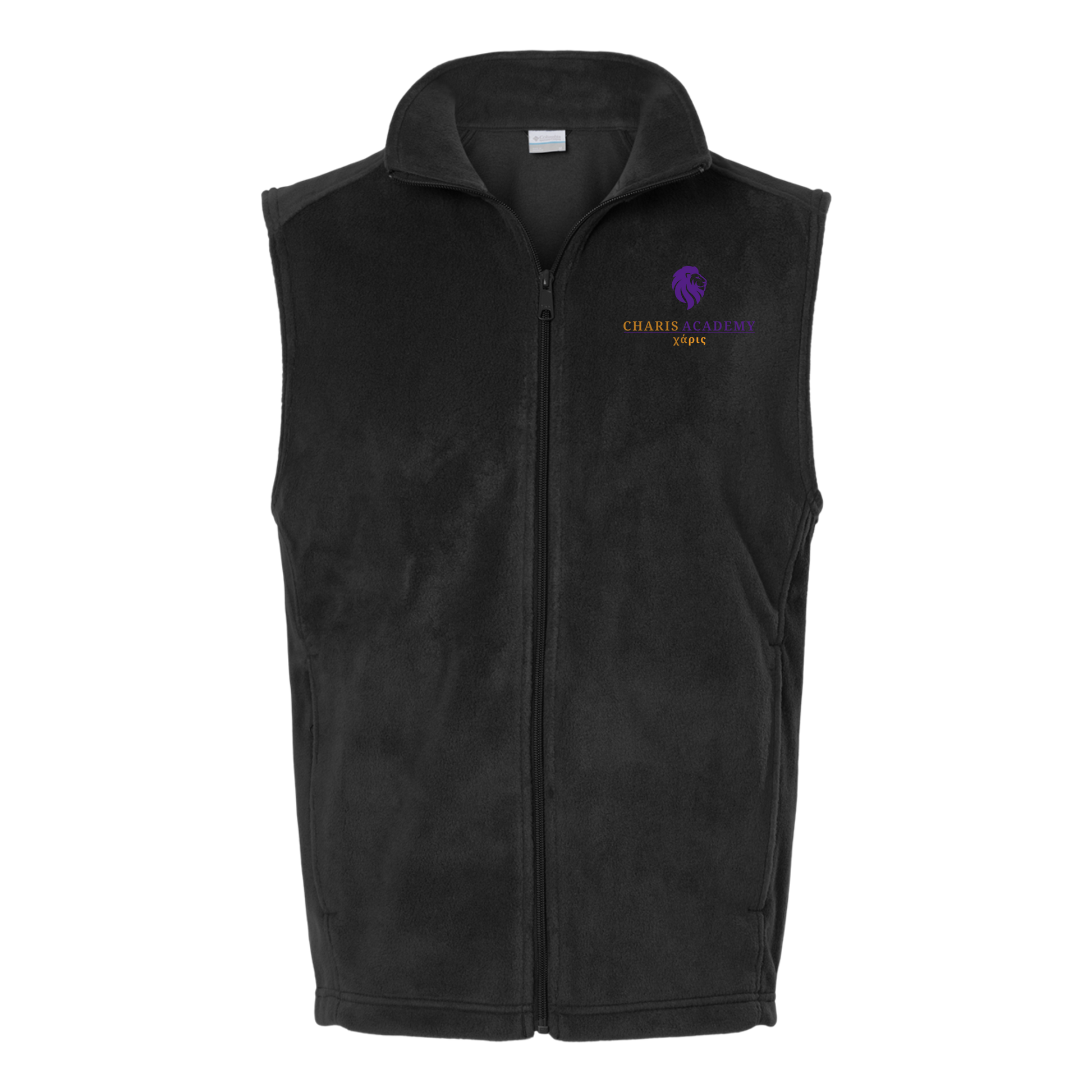 cahazleton-columbia-mens-fleece-vest-embroidery-leftchest-212488-black-flat-front