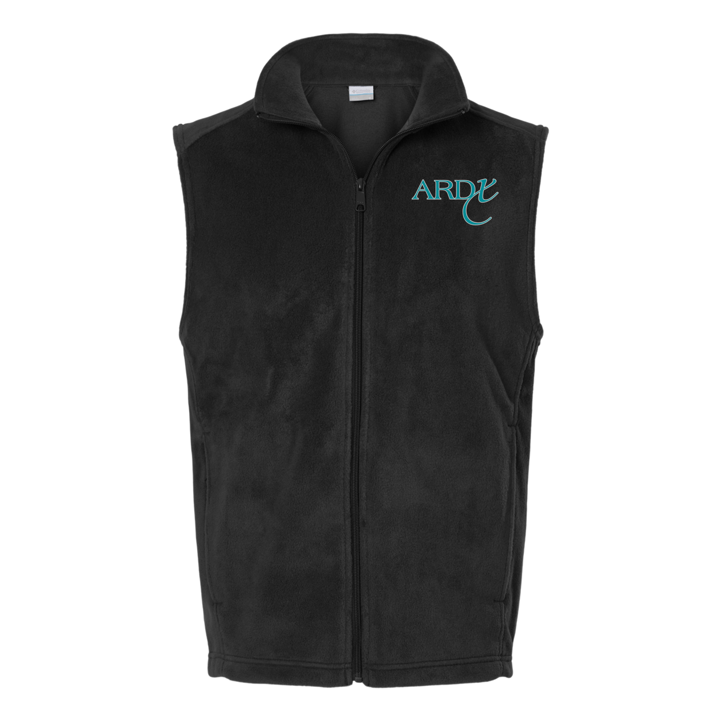 ardx-columbia-mens-fleece-vest-embroidery-leftchest-212488-black-flat-front