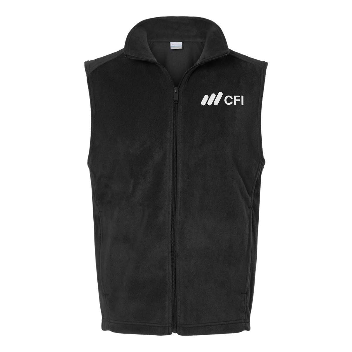 corporatefinanceinstitute-columbia-mens-fleece-vest-embroidery-leftchest-212488-black-flat-front