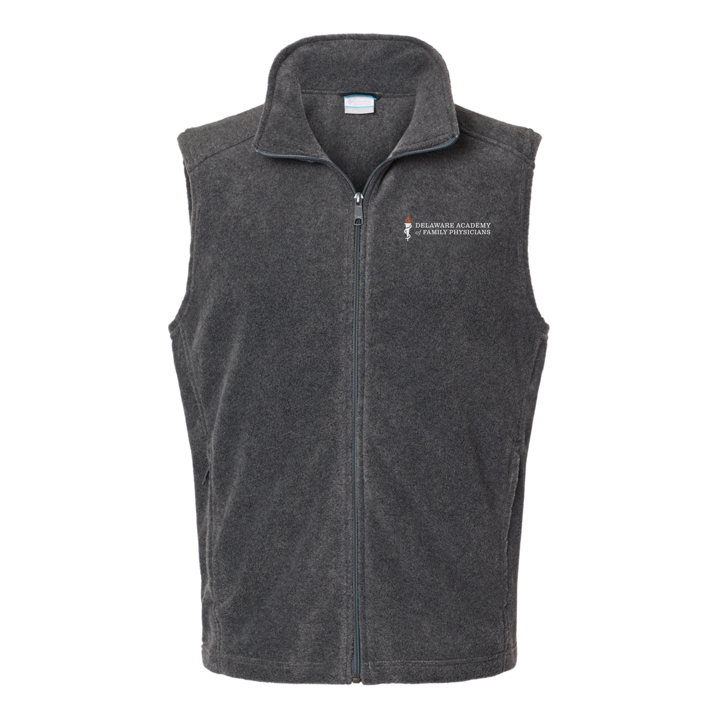delfamdoc-columbia-mens-fleece-vest-embroidery-leftchest-212488-charcoalheather-flat-front