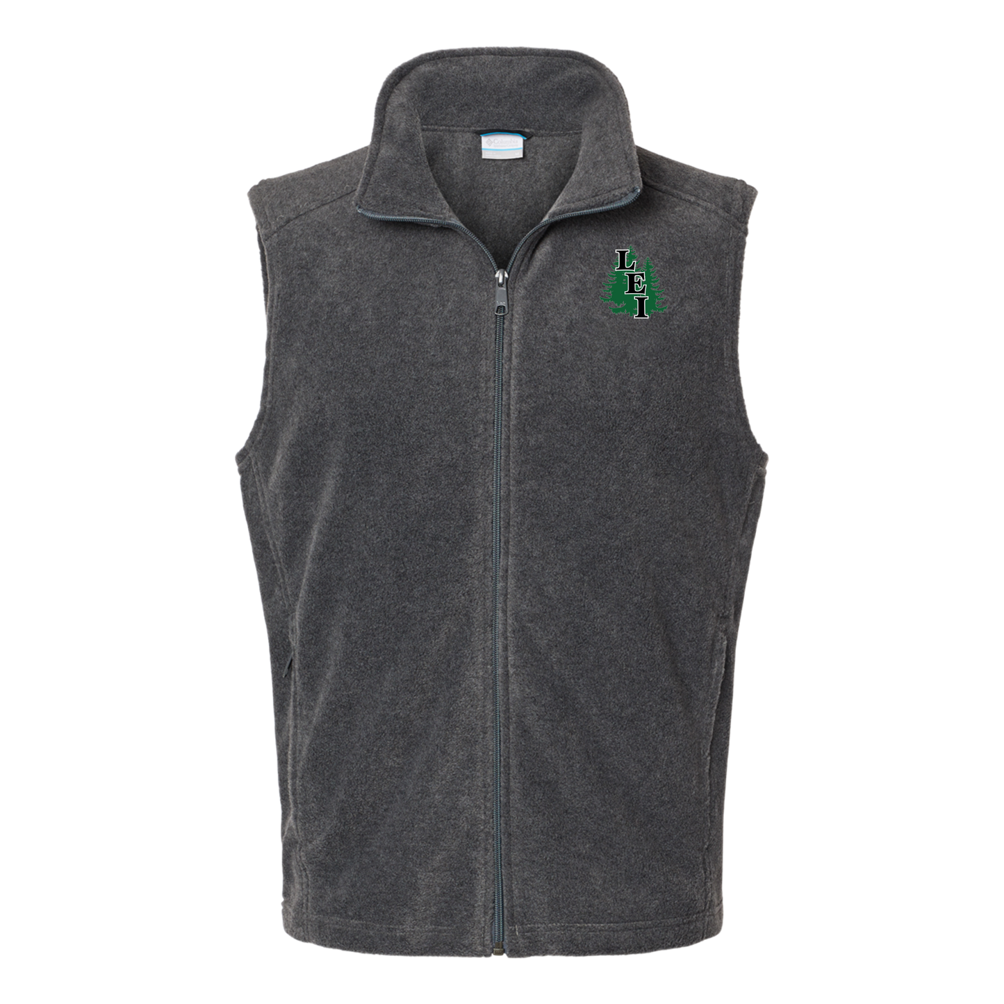 leisite-columbia-mens-fleece-vest-embroidery-leftchest-212488-charcoalheather-flat-front