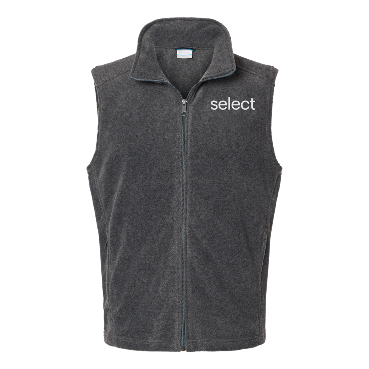 meetselect-columbia-mens-fleece-vest-embroidery-leftchest-212488-charcoalheather-flat-front