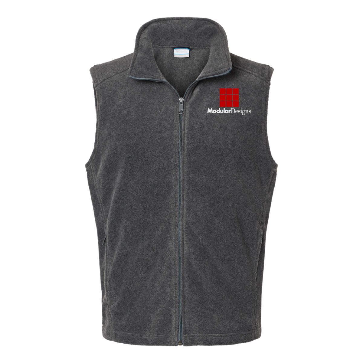 modulardesignsflooring-columbia-mens-fleece-vest-embroidery-leftchest-212488-charcoalheather-flat-front