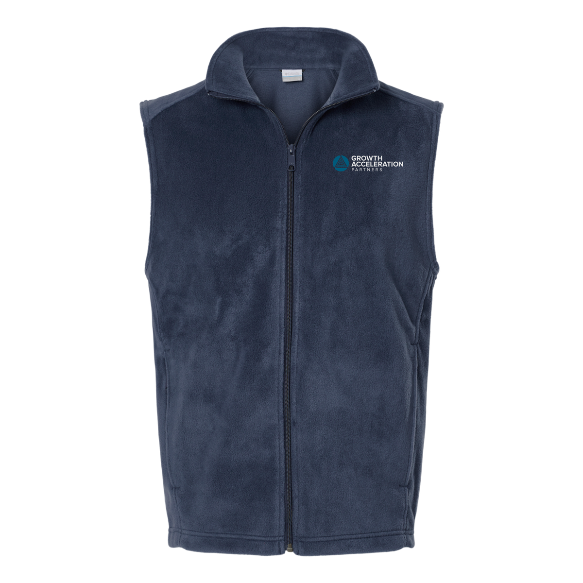 growthaccelerationpartners-columbia-mens-fleece-vest-embroidery-leftchest-212488-collegiatenavy-flat-front