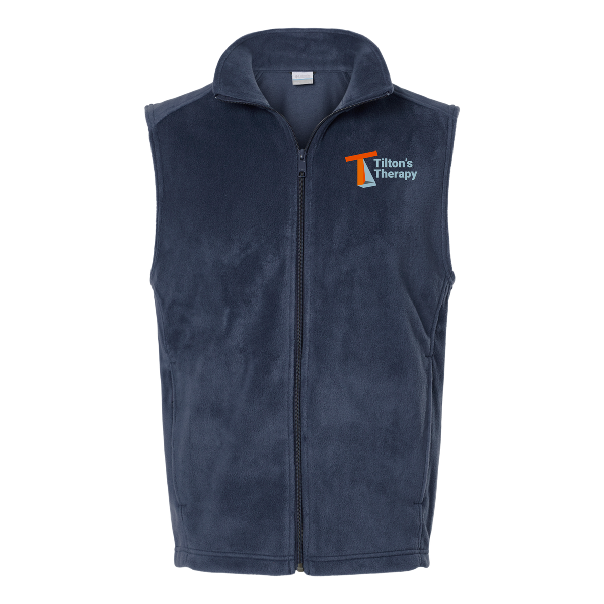 tiltonstherapy-columbia-mens-fleece-vest-embroidery-leftchest-212488-collegiatenavy-flat-front