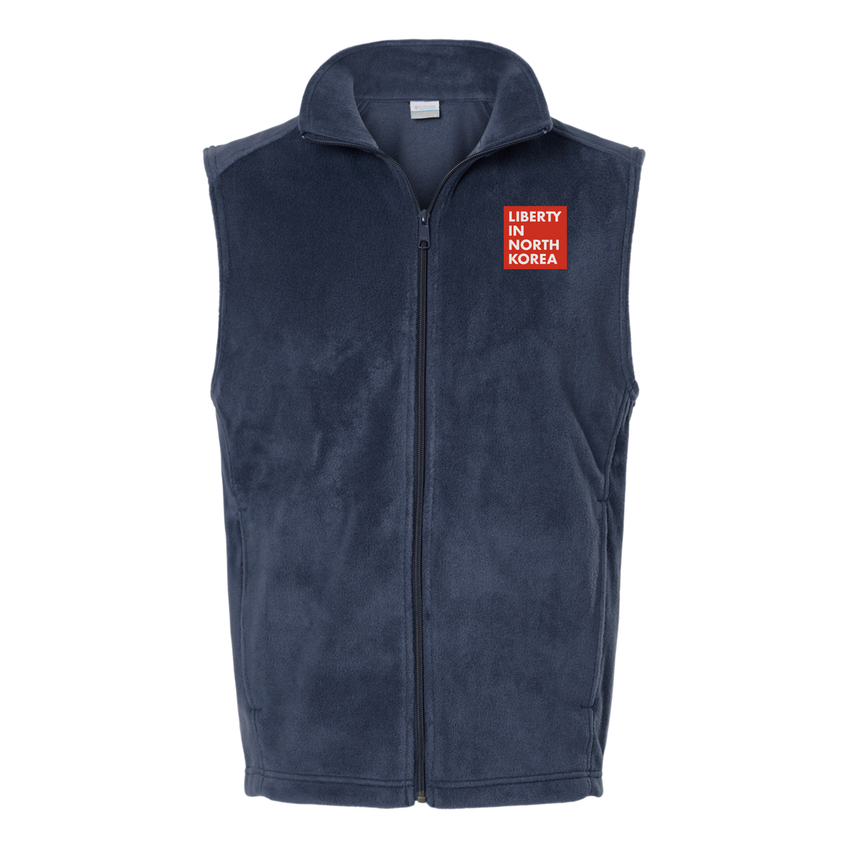 libertyinnorthkorea-columbia-mens-fleece-vest-embroidery-leftchest-212488-collegiatenavy-flat-front