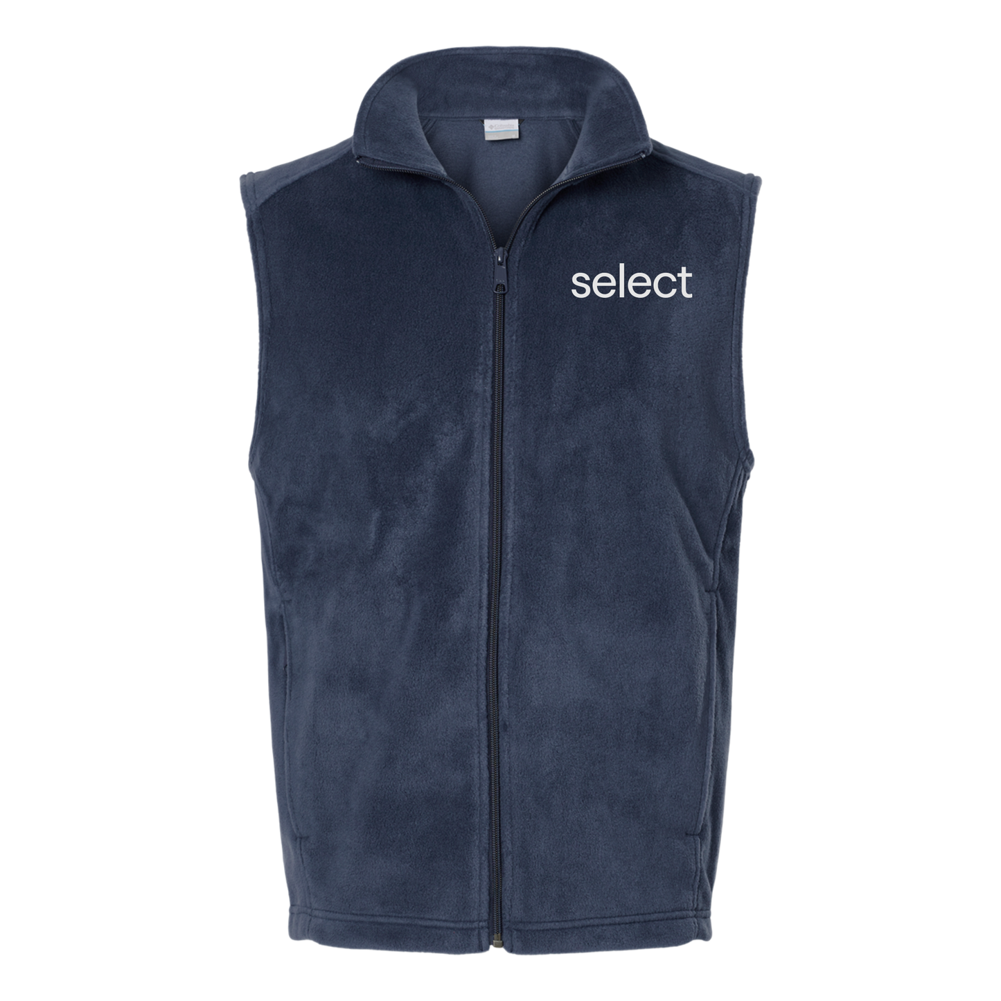 meetselect-columbia-mens-fleece-vest-embroidery-leftchest-212488-collegiatenavy-flat-front