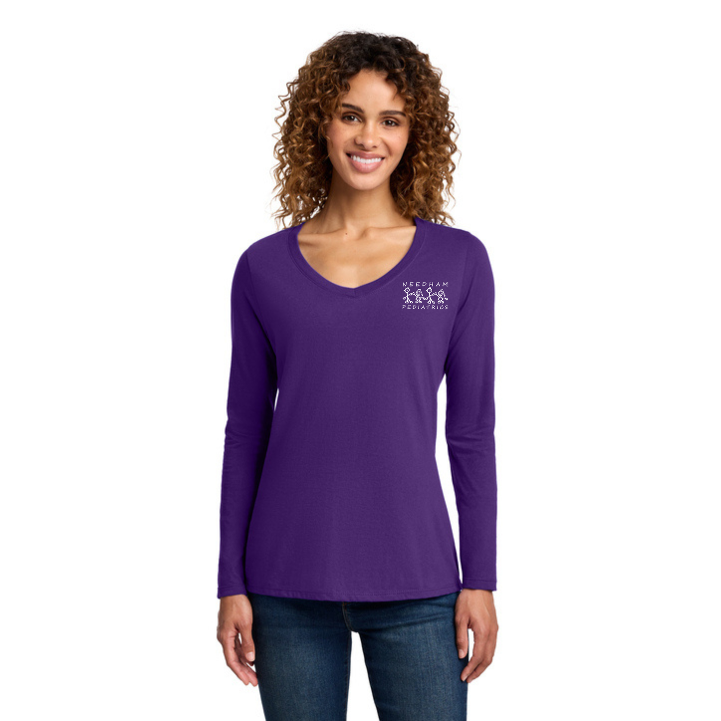 Women's Long Sleeve V-Neck Tee