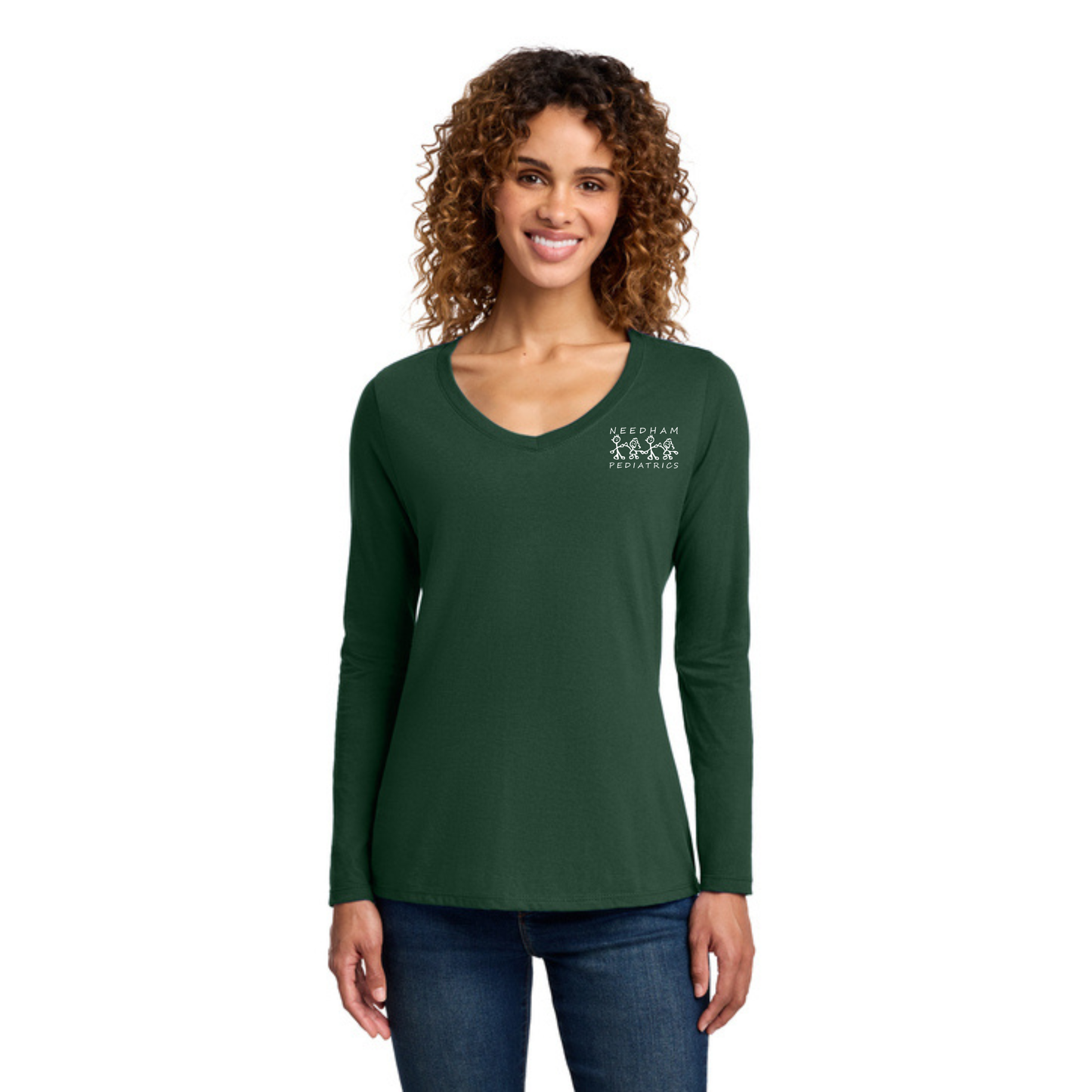 Women's Long Sleeve V-Neck Tee
