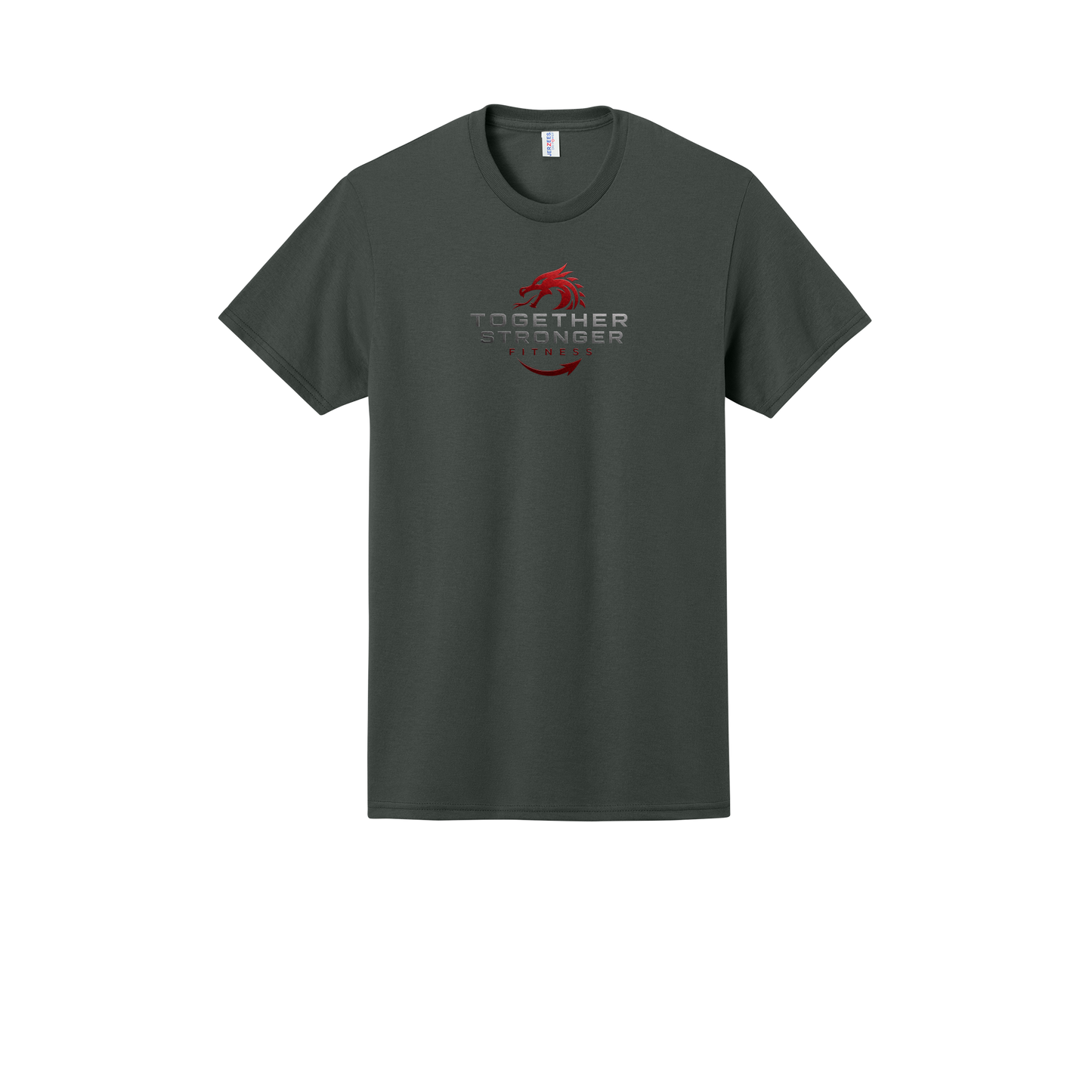 togetherstrongerfitness-jerzees-dri-power-cotton-poly-tee-dtf-front-29M-charcoalgrey-flat-front