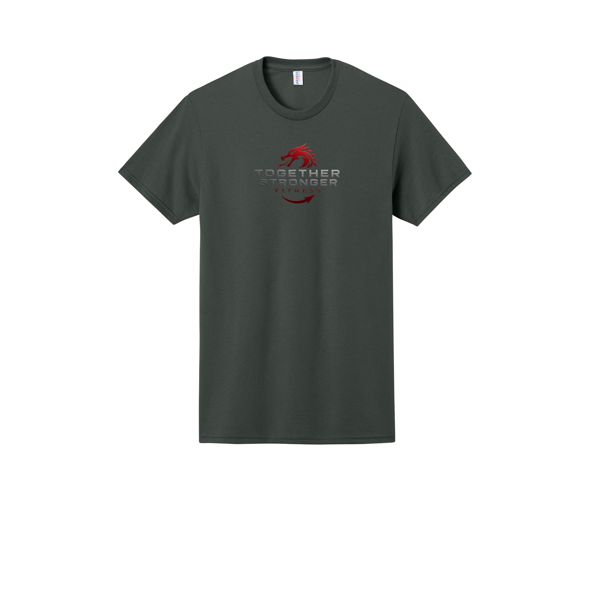 togetherstrongerfitness-jerzees-dri-power-cotton-poly-tee-dtf-front-29M-charcoalgrey-flat-front