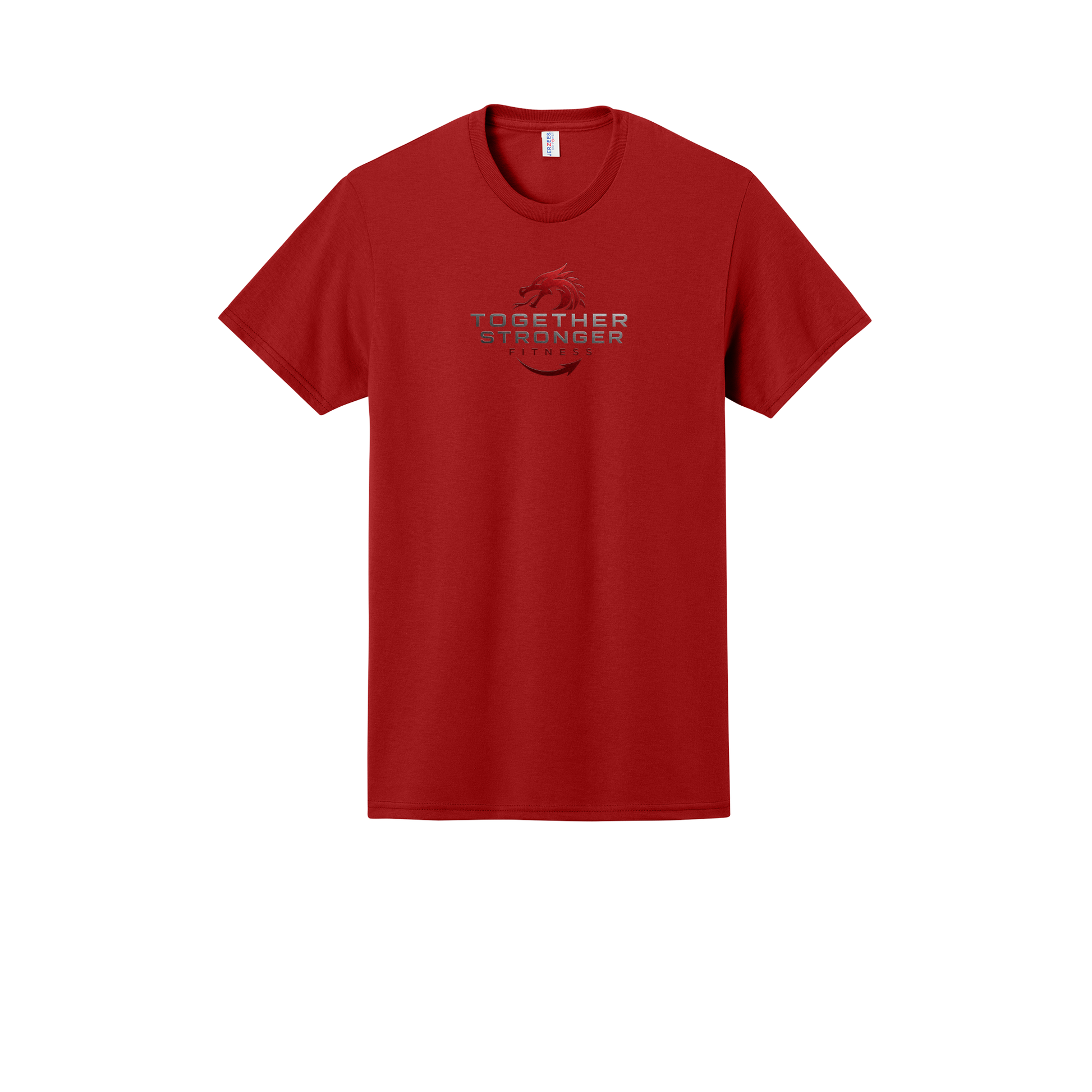 togetherstrongerfitness-jerzees-dri-power-cotton-poly-tee-dtf-front-29M-truered-flat-front