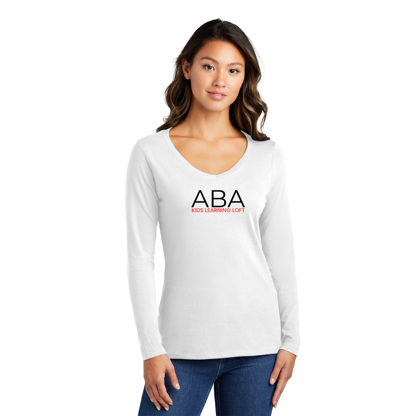 Women's Long Sleeve V-Neck Tee
