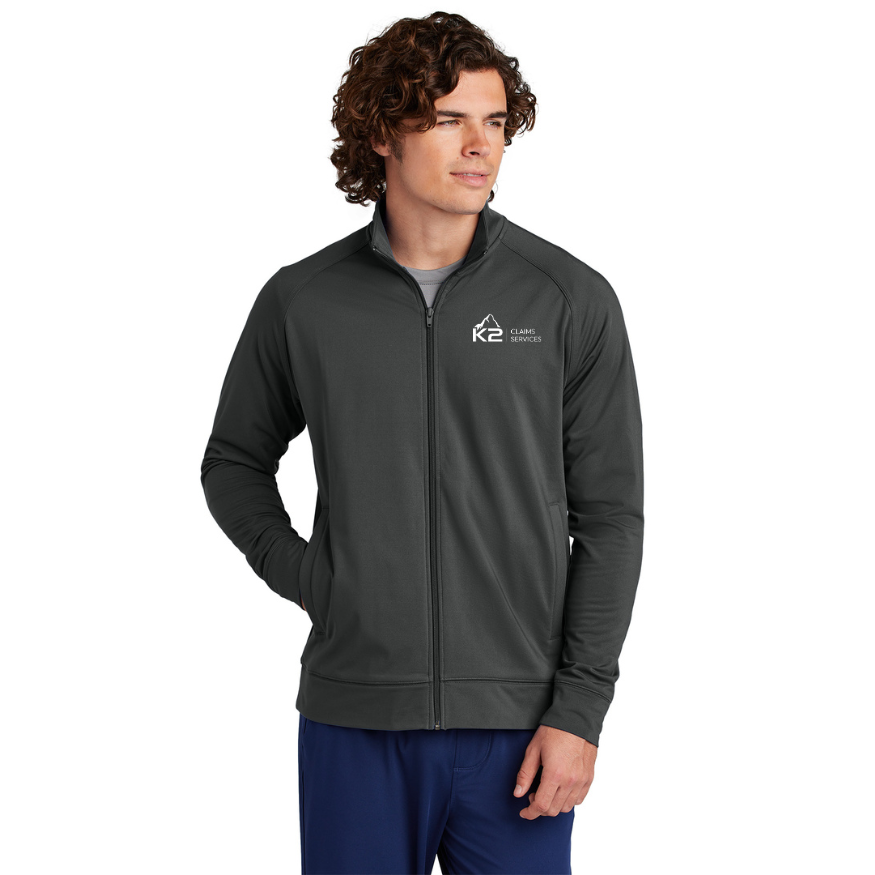 K2 Claims Sport-Tek® Sport-Wick® Stretch Full-Zip Cadet Jacket