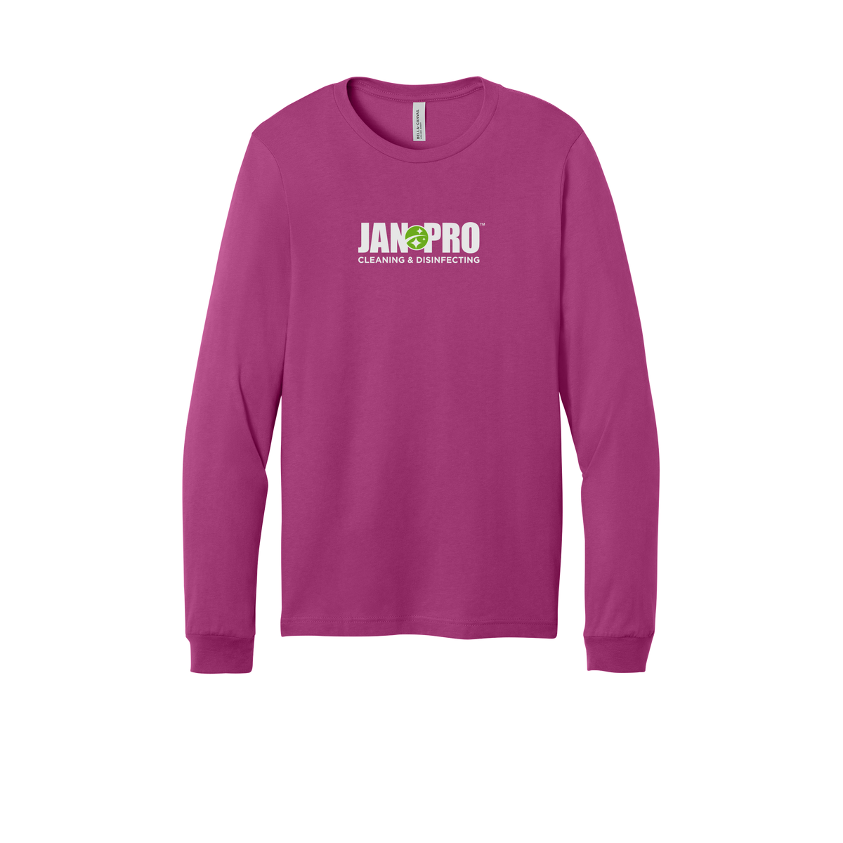 jan-pro-all-season-long-sleeve-tee-dtf-front-3501-berry-flat-front