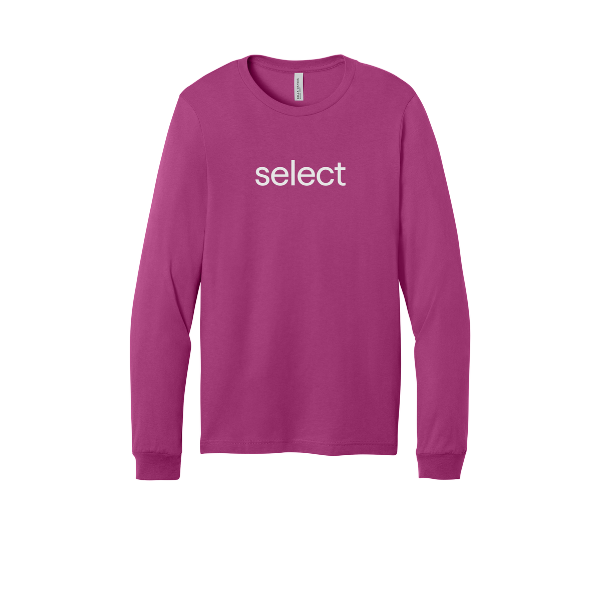 meetselect-all-season-long-sleeve-tee-dtf-front-3501-berry-flat-front