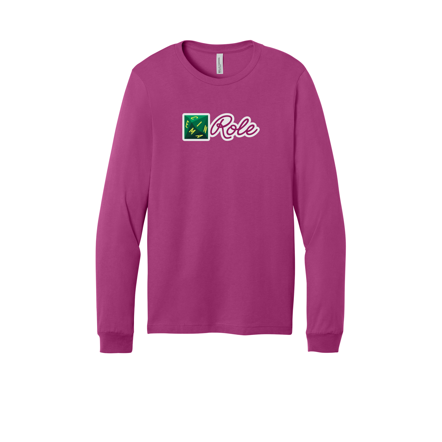 cinemarole-all-season-long-sleeve-tee-dtf-front-3501-berry-flat-front
