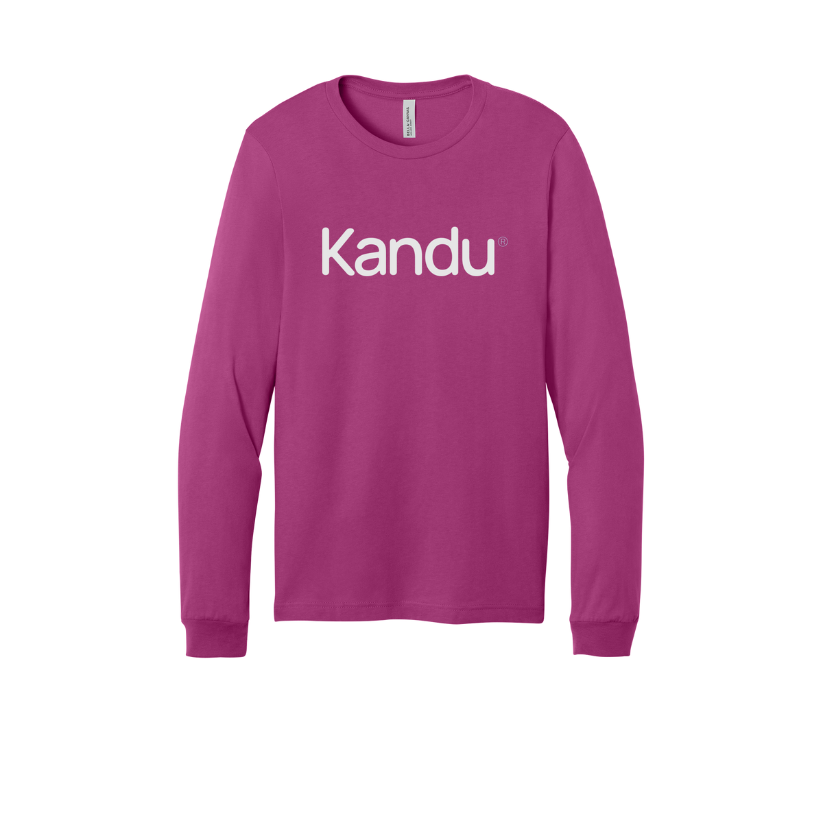 kandu-all-season-medical-long-sleeve-tee-dtf-front-3501-berry-flat-front