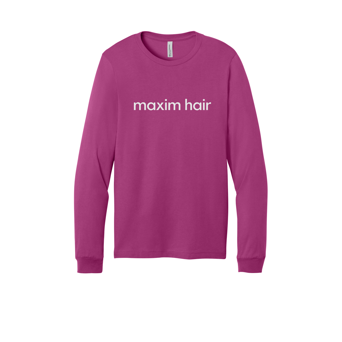 maximhairrestoration-all-season-medical-long-sleeve-tee-dtf-front-3501-berry-flat-front