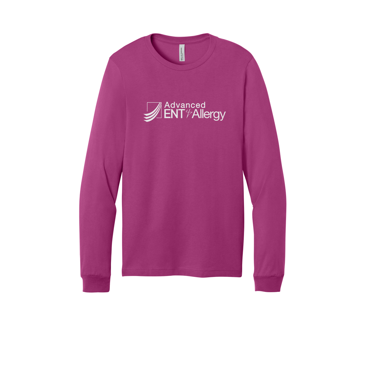 advancedentandallergy-all-season-medical-long-sleeve-tee-dtf-front-3501-berry-flat-front