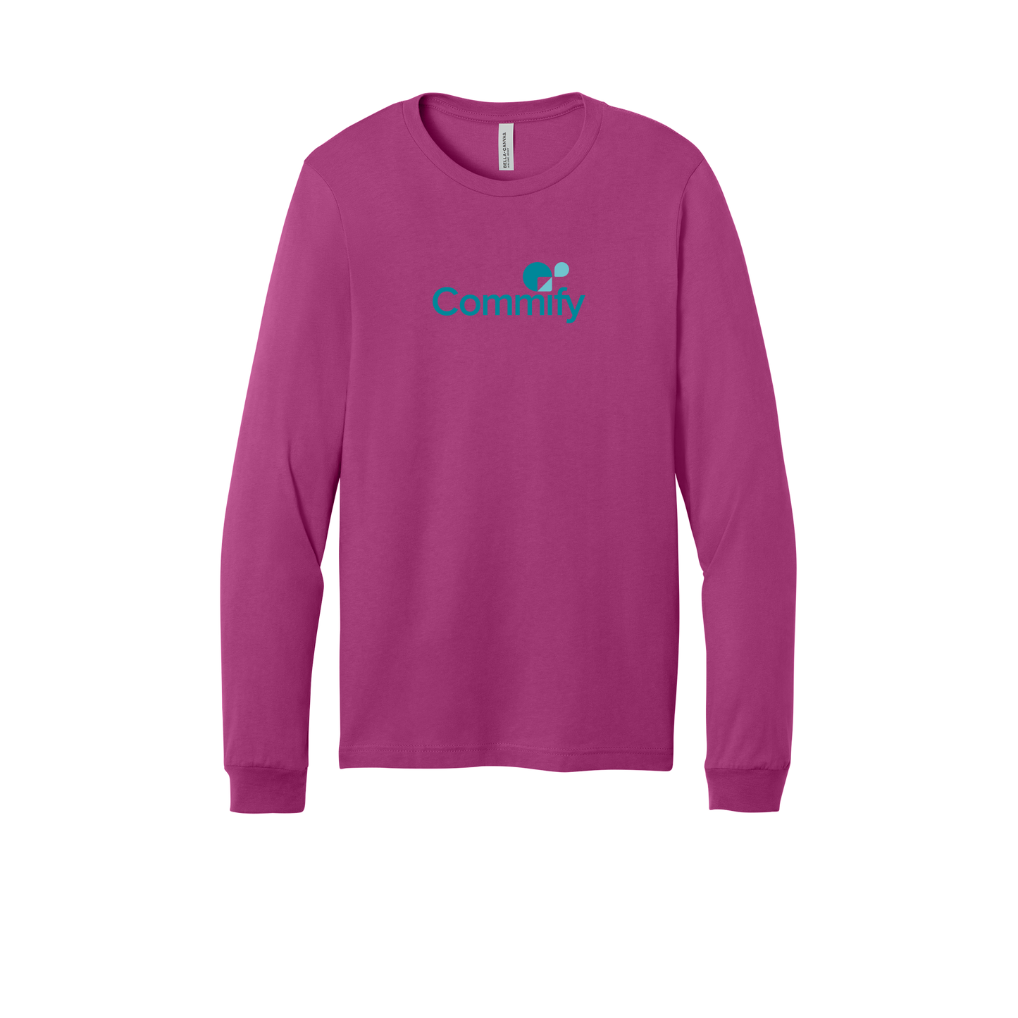 commify-all-season-long-sleeve-tee-dtf-front-3501-berry-flat-front