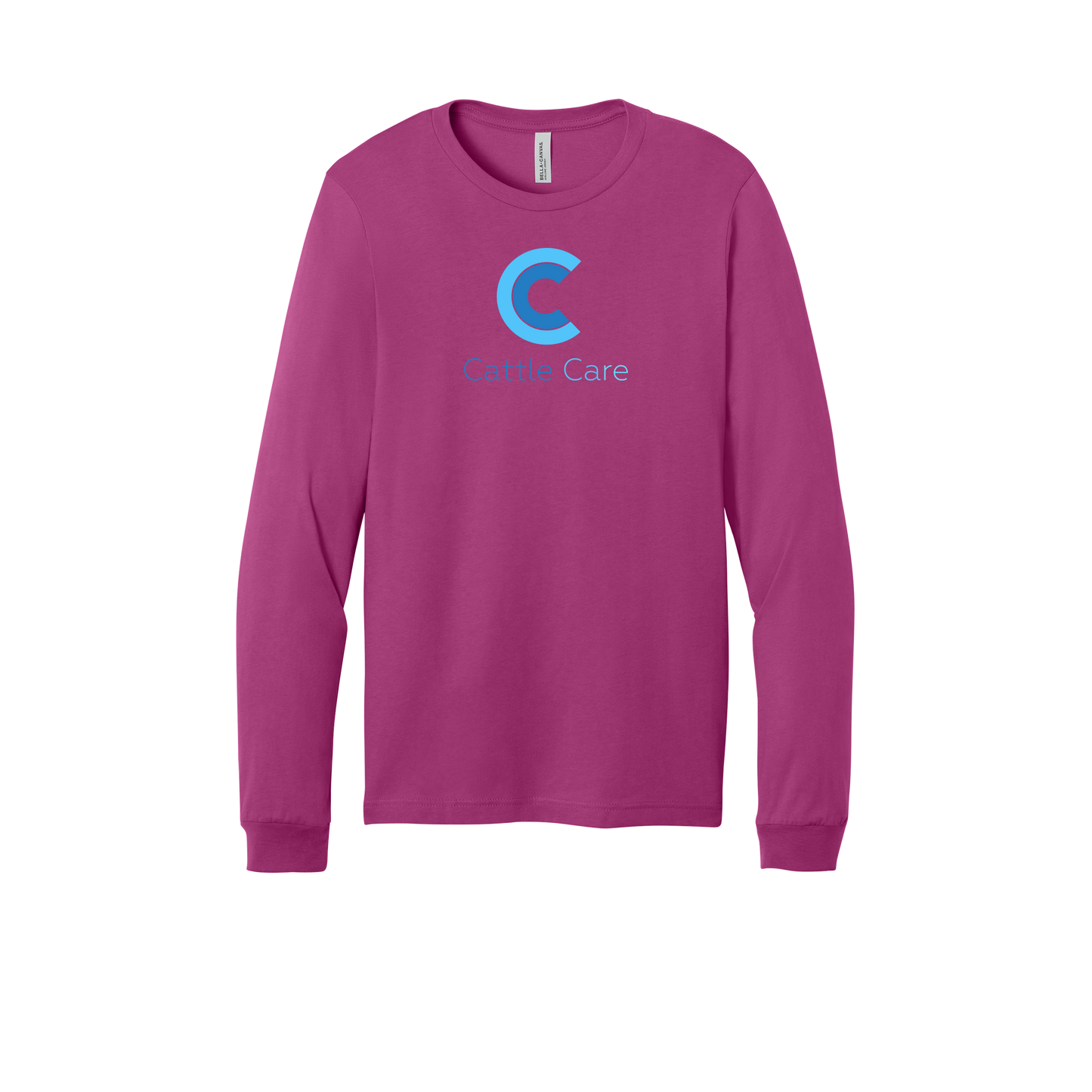 cattle-care-all-season-long-sleeve-tee-dtf-front-3501-berry-flat-front