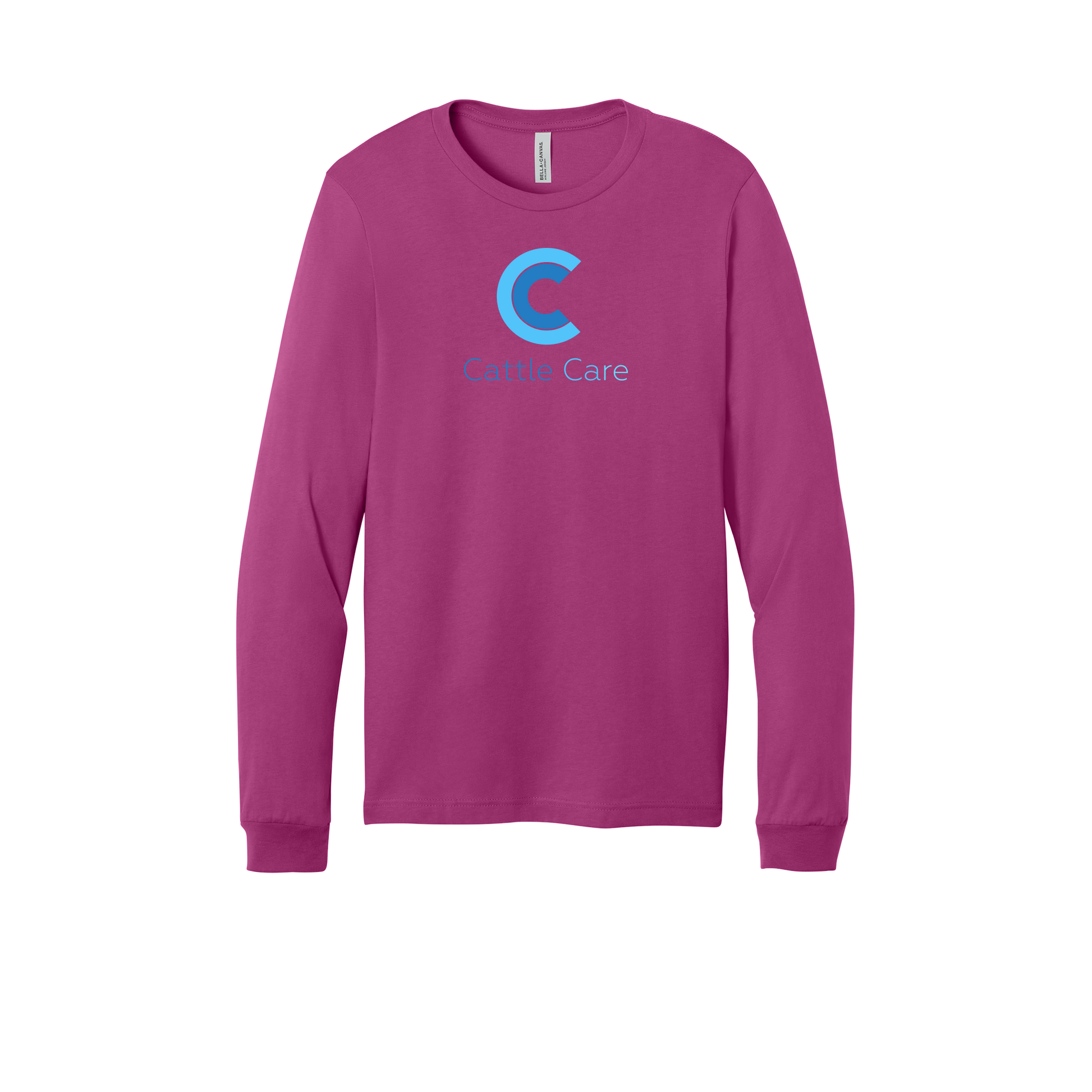 cattle-care-all-season-long-sleeve-tee-dtf-front-3501-berry-flat-front