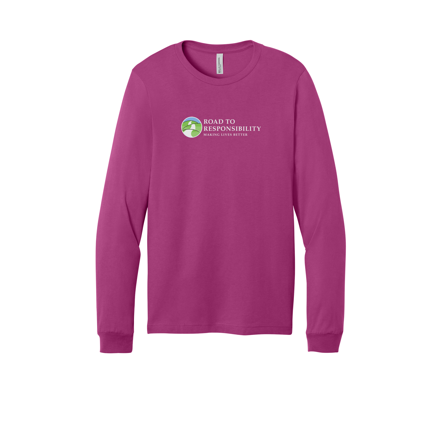 roadtoresponsibility-all-season-long-sleeve-tee-dtf-front-3501-berry-flat-front