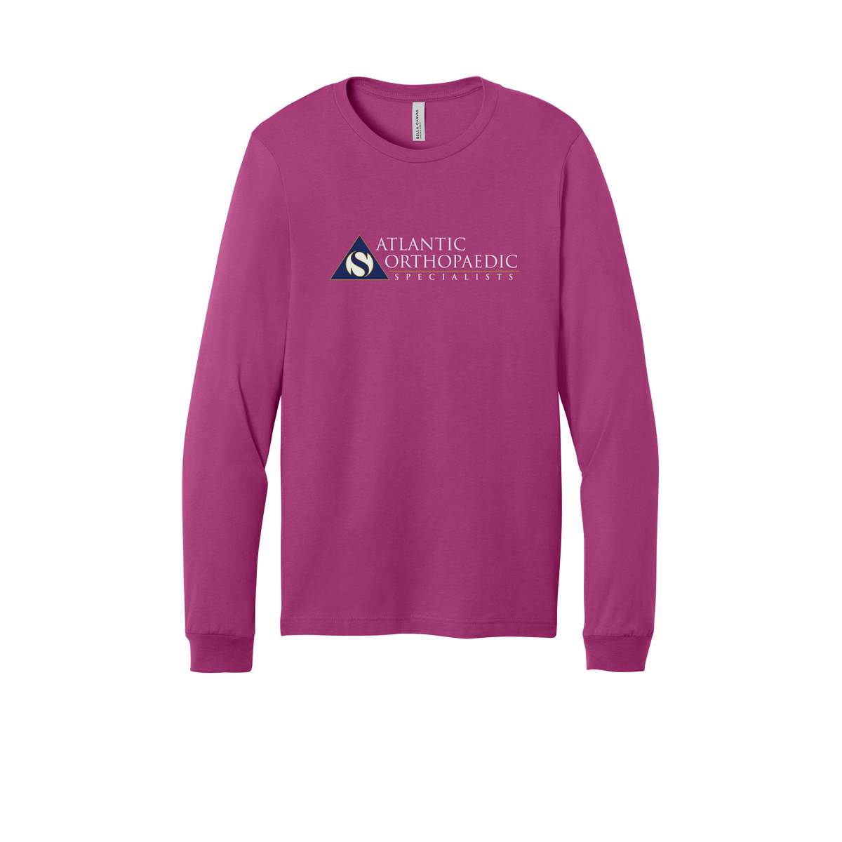 atlanticortho-all-season-medical-long-sleeve-tee-dtf-front-3501-berry-flat-front