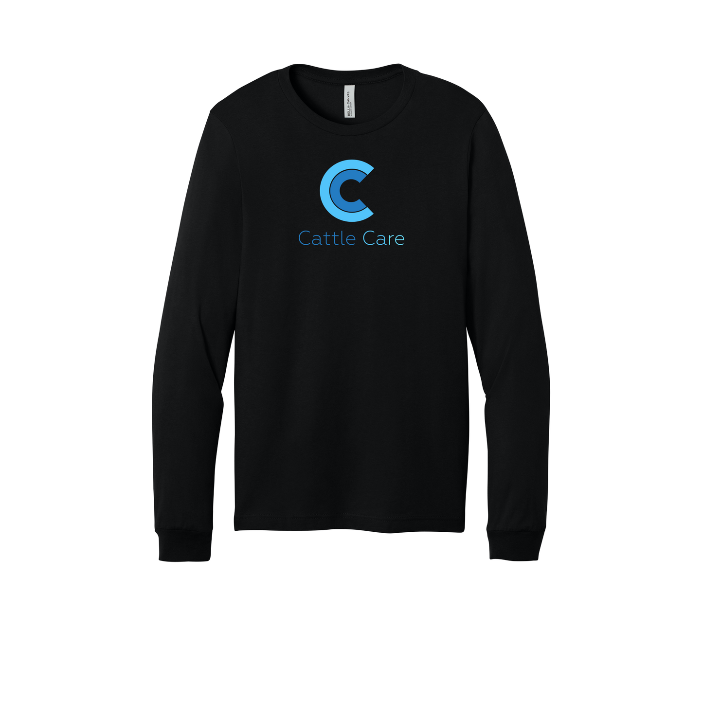 cattle-care-all-season-long-sleeve-tee-dtf-front-3501-black-flat-front