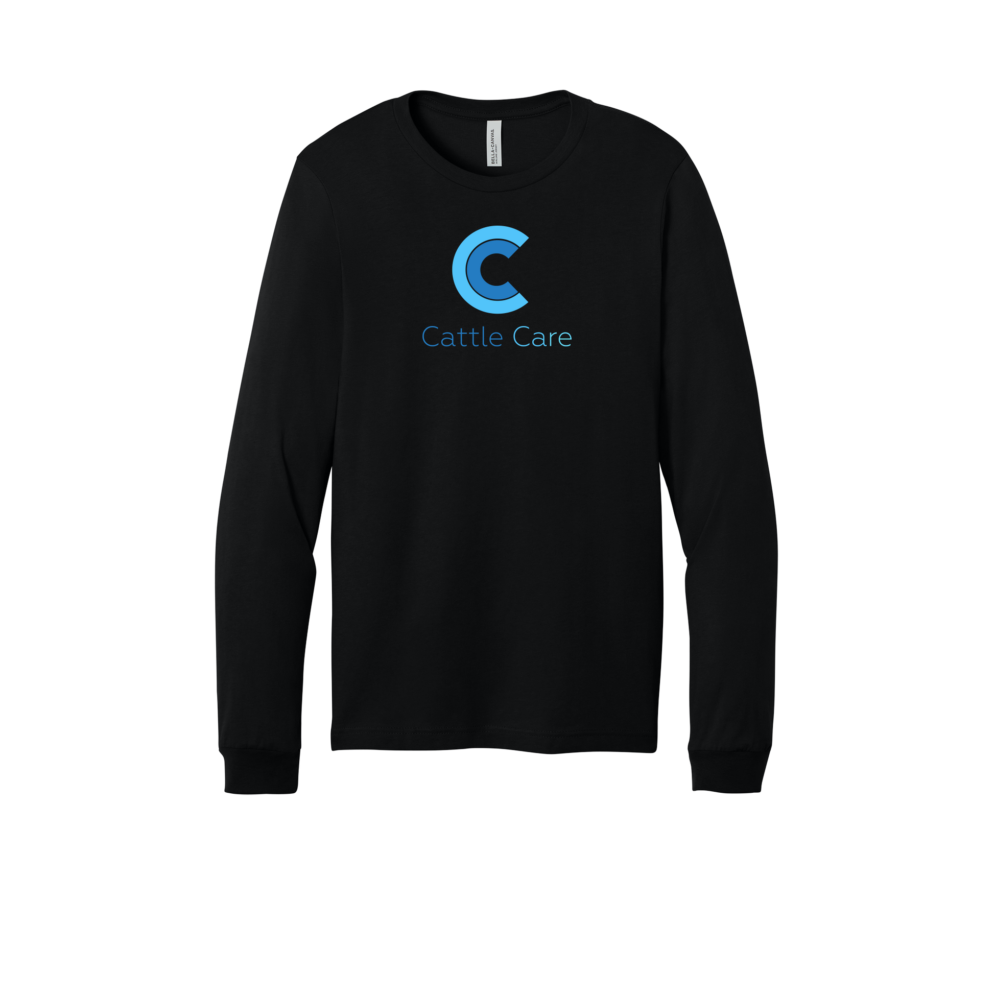 cattle-care-all-season-long-sleeve-tee-dtf-front-3501-black-flat-front