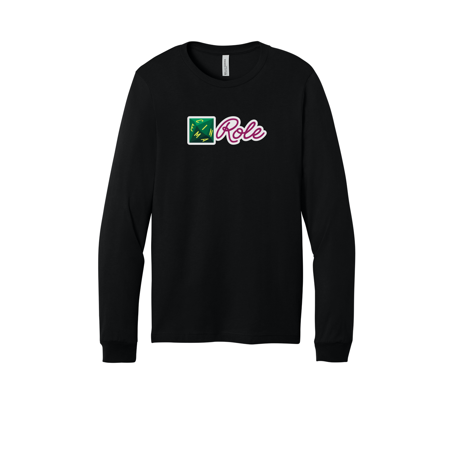 cinemarole-all-season-long-sleeve-tee-dtf-front-3501-black-flat-front