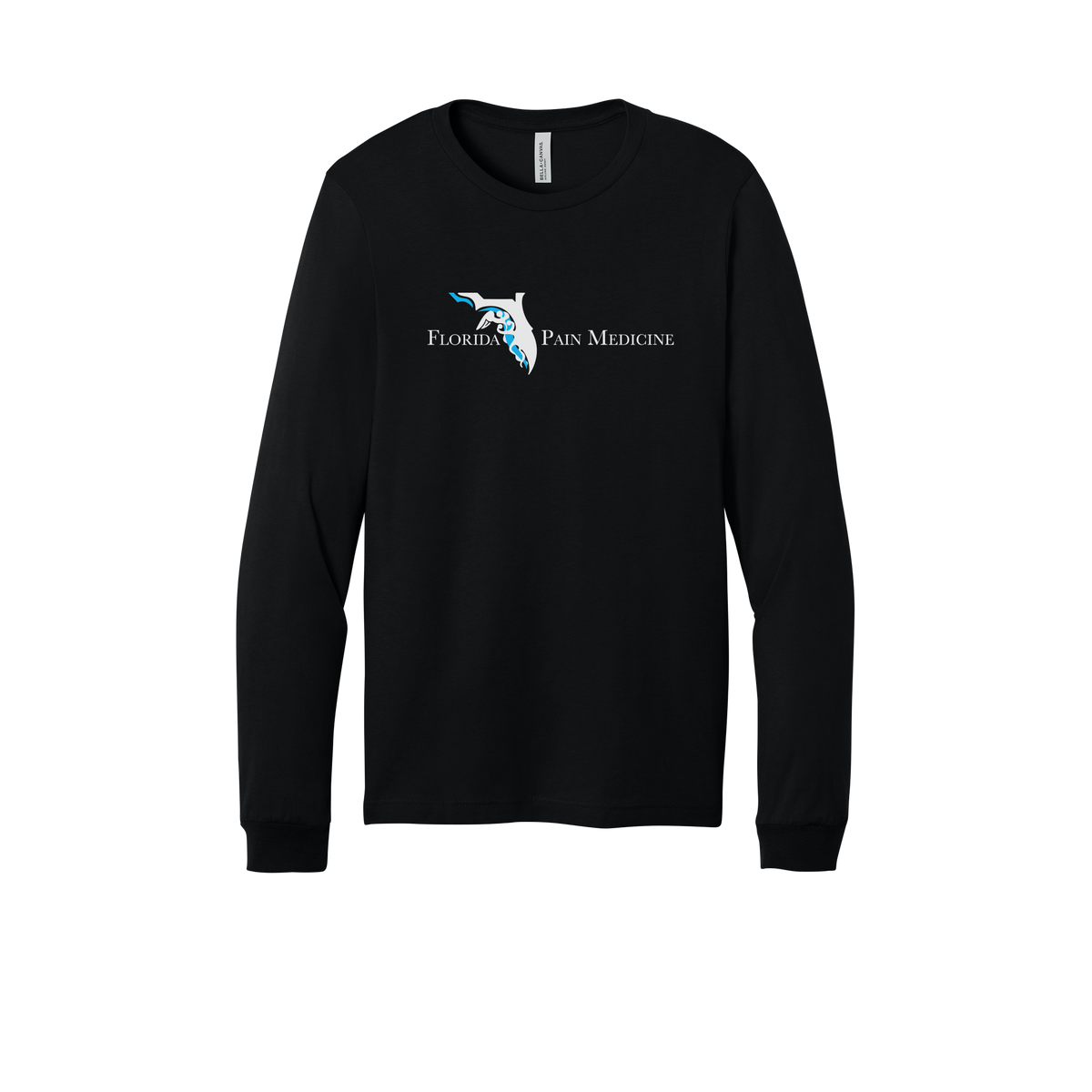 floridapainmedicine-all-season-medical-long-sleeve-tee-dtf-front-3501-black-flat-front