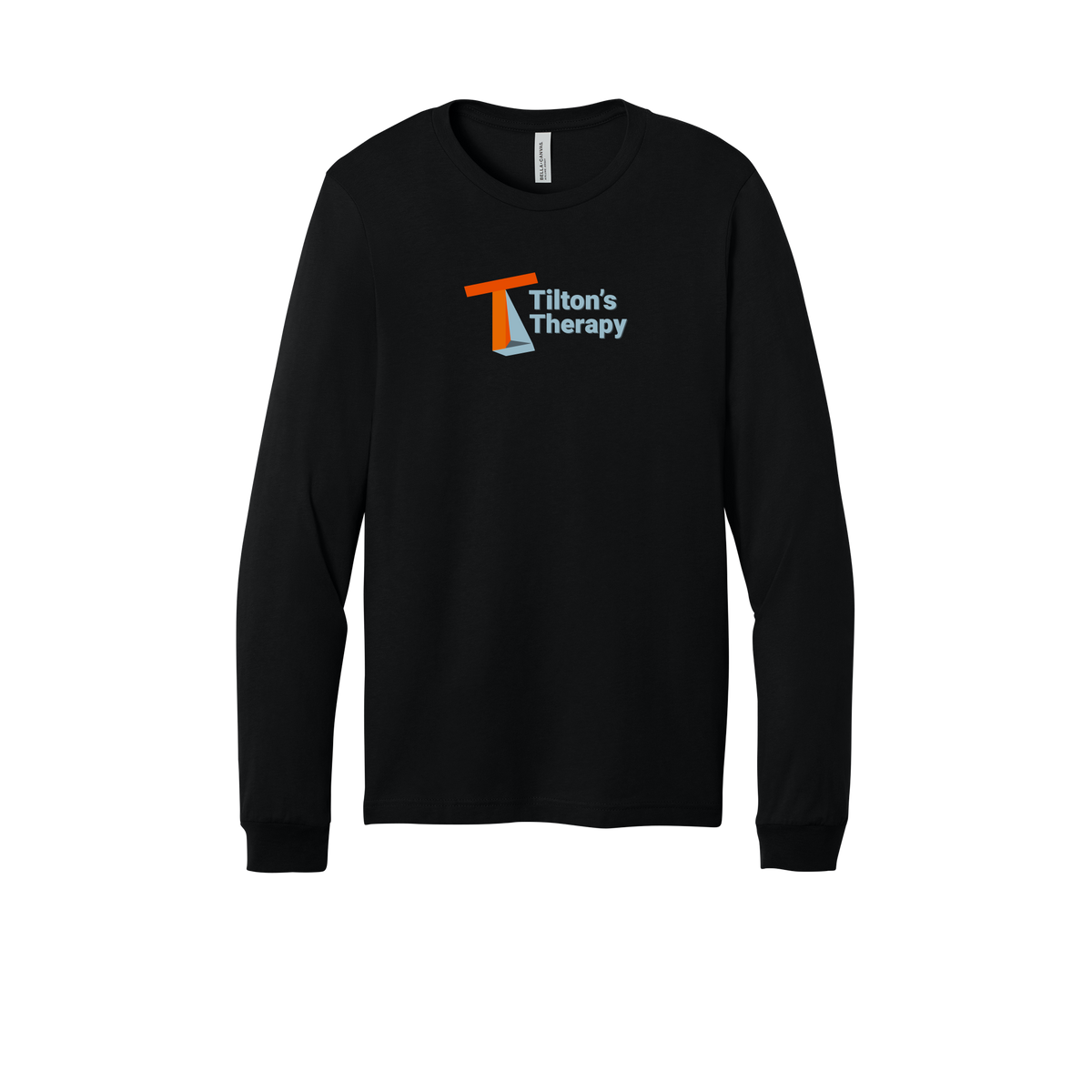tiltonstherapy-all-season-long-sleeve-tee-dtf-front-3501-black-flat-front